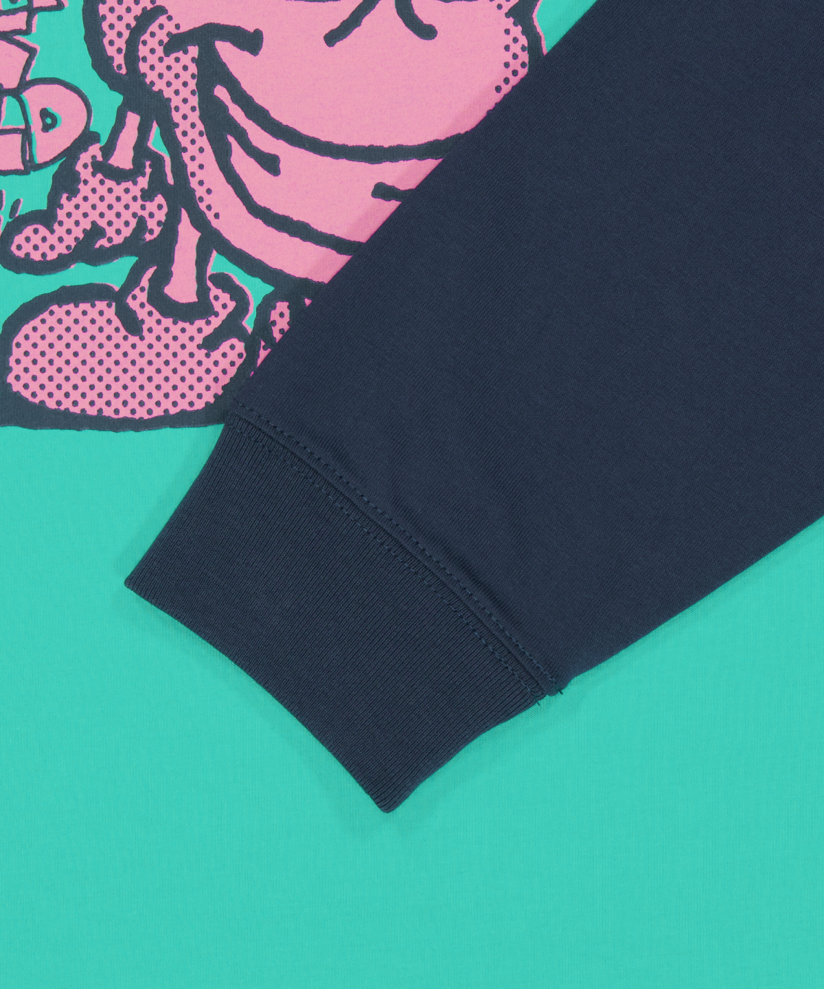 위캔더스(WKNDRS) BOMB RAGLAN LS T-SHIRT (NAVY)