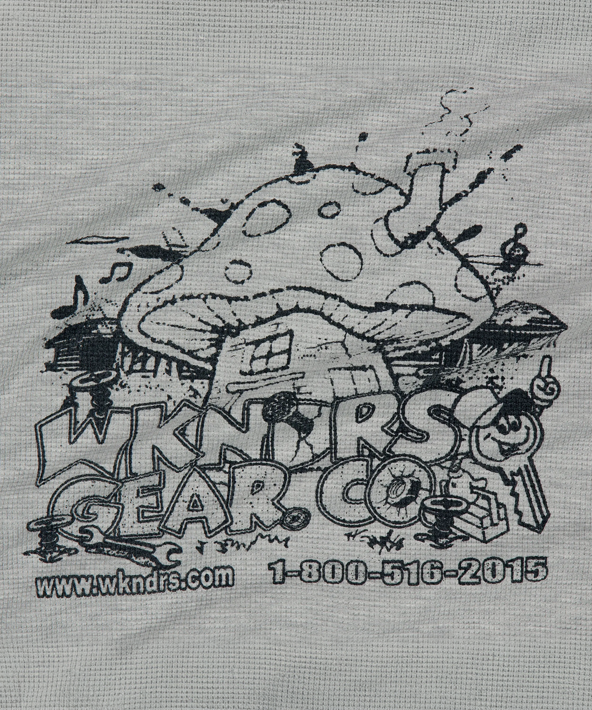위캔더스(WKNDRS) MUSHROOM LS T-SHIRT (M.GREY)