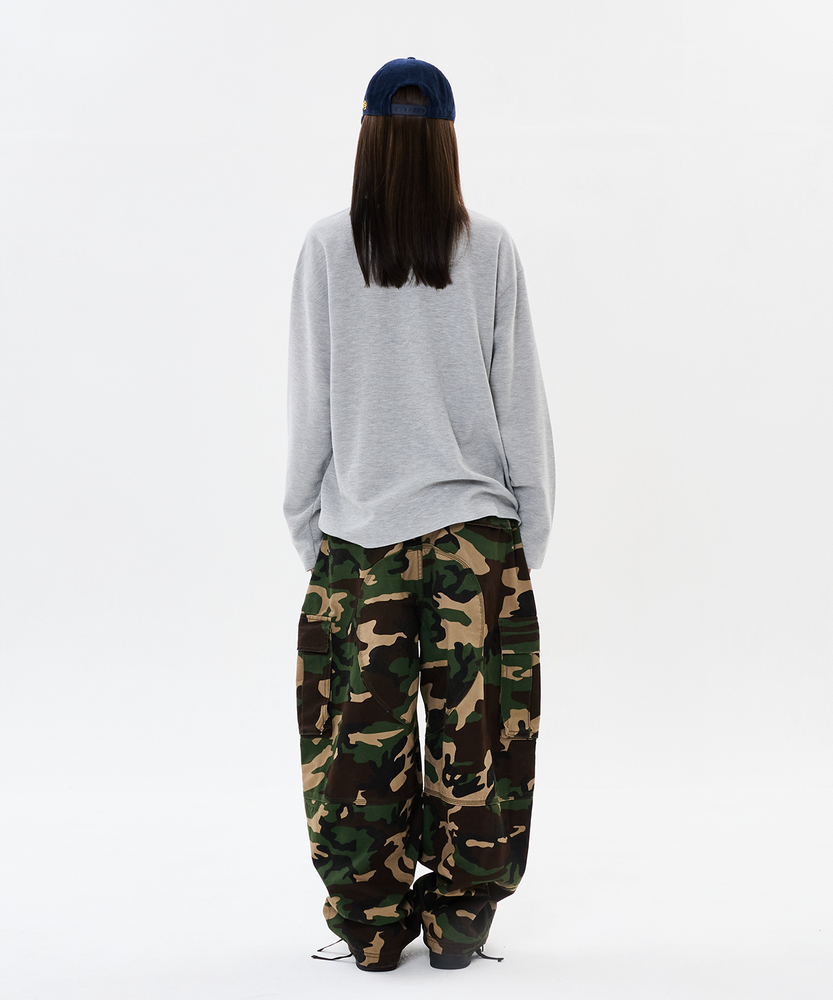 위캔더스(WKNDRS) MUSHROOM LS T-SHIRT (M.GREY)
