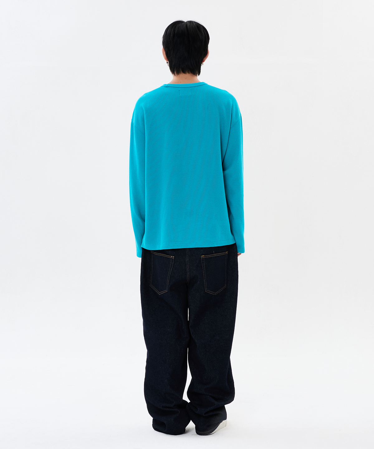 위캔더스(WKNDRS) DUCK LS T-SHIRT (C.BLUE)