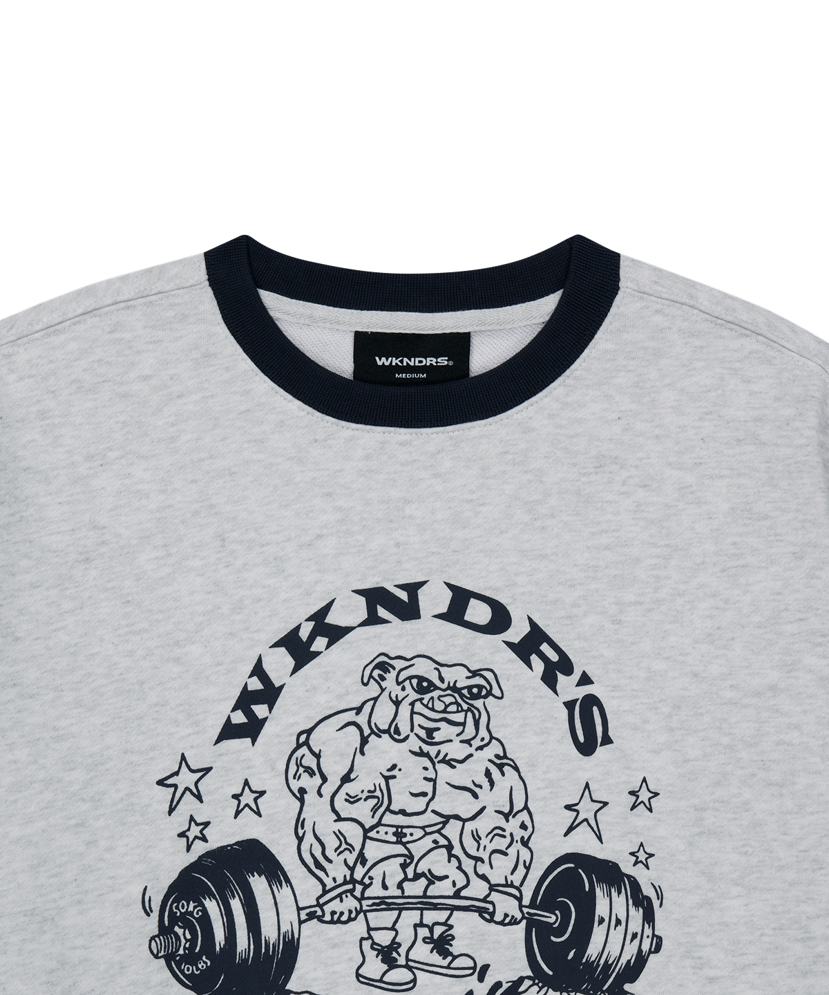 위캔더스(WKNDRS) GYM SWEATSHIRT (L.GREY)