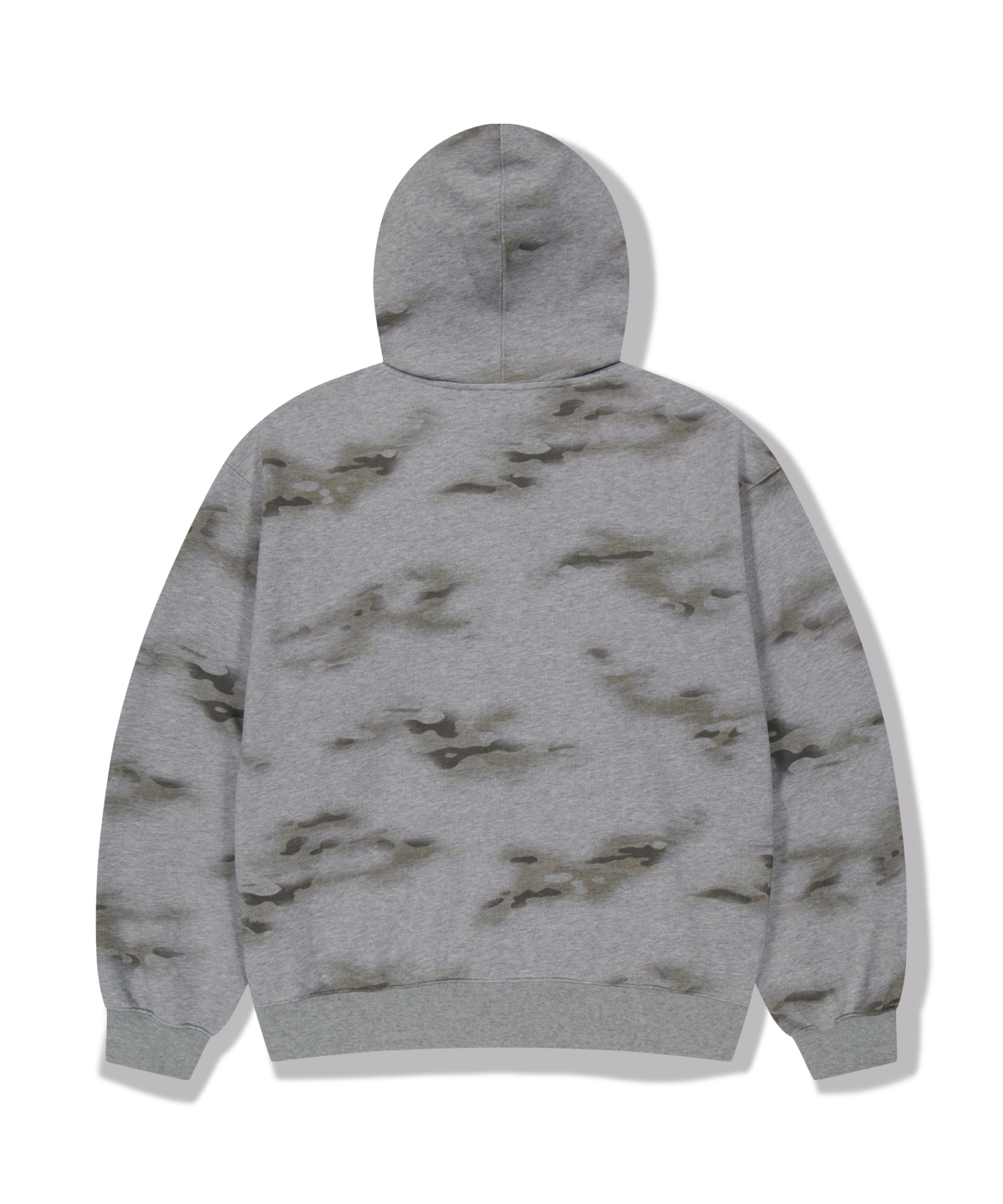 위캔더스(WKNDRS) SWAMP CAMO ZIP-UP HOODIE (M.GREY)