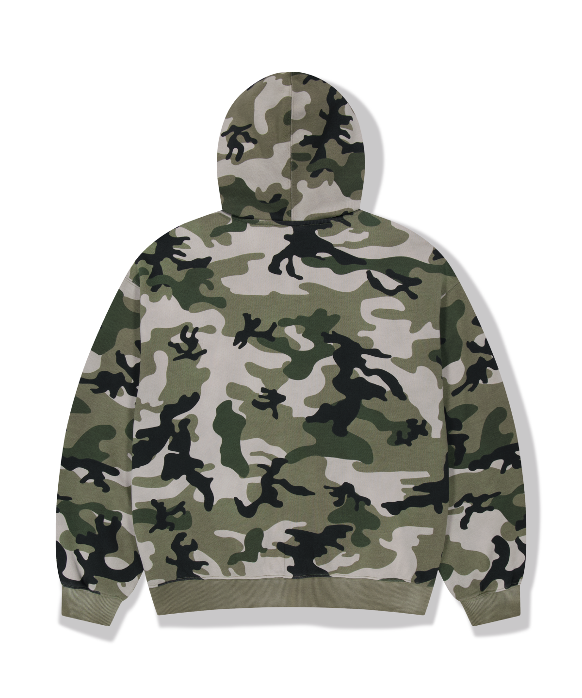 위캔더스(WKNDRS) SWAMP CAMO ZIP-UP HOODIE (CAMO)