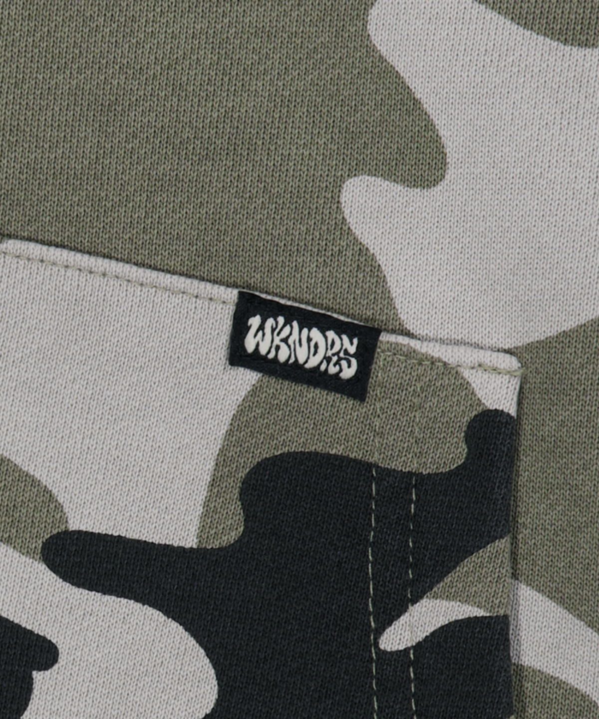 위캔더스(WKNDRS) SWAMP CAMO ZIP-UP HOODIE (CAMO)