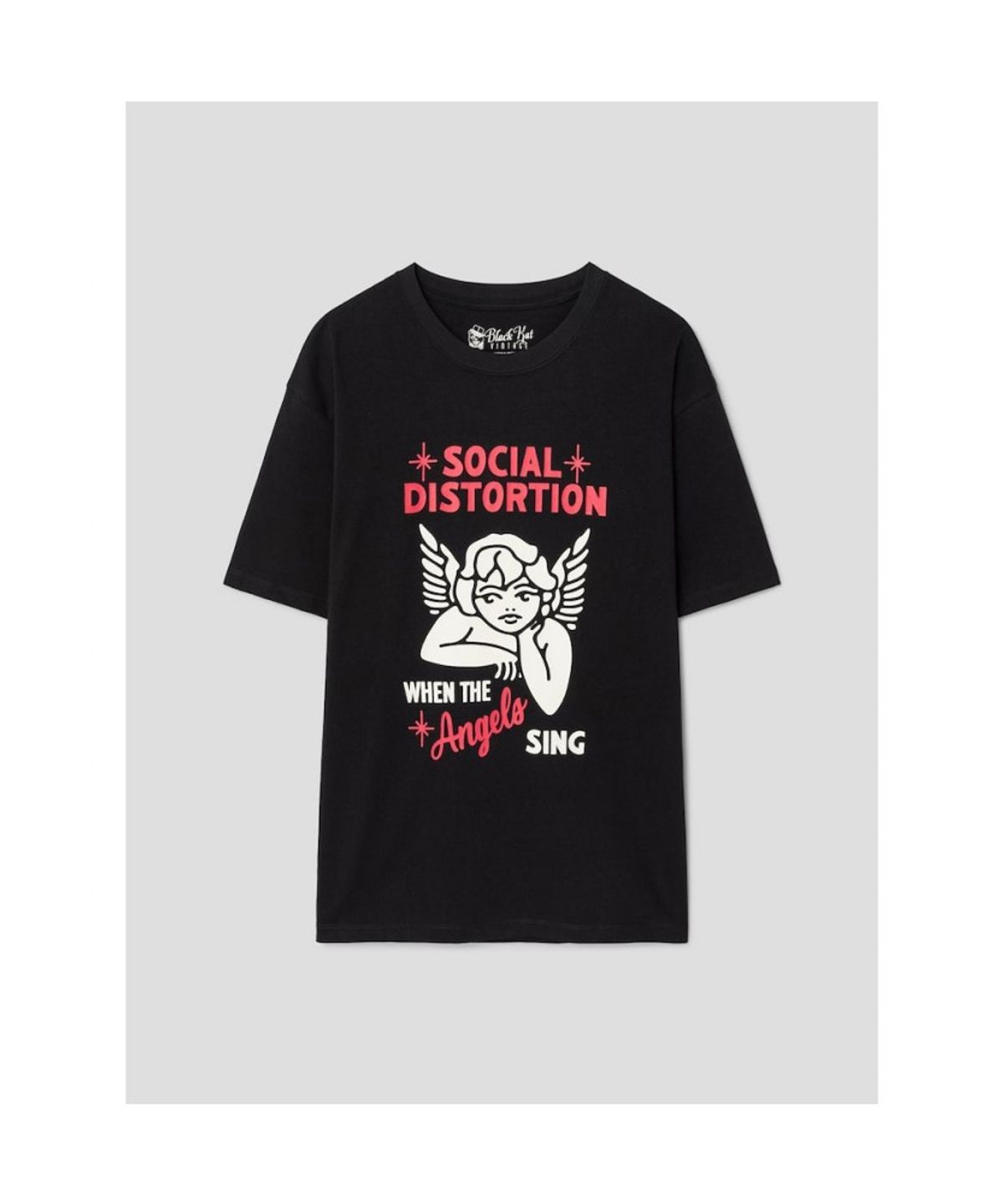 에잇세컨즈(8SECONDS) [UNIVERSAL MUSIC] SOCIAL DISTORTION 그래픽 티셔츠  블랙