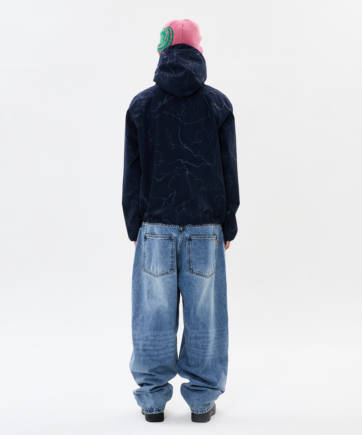 위캔더스(WKNDRS) 3L CRACK WINDBREAKER (NAVY)