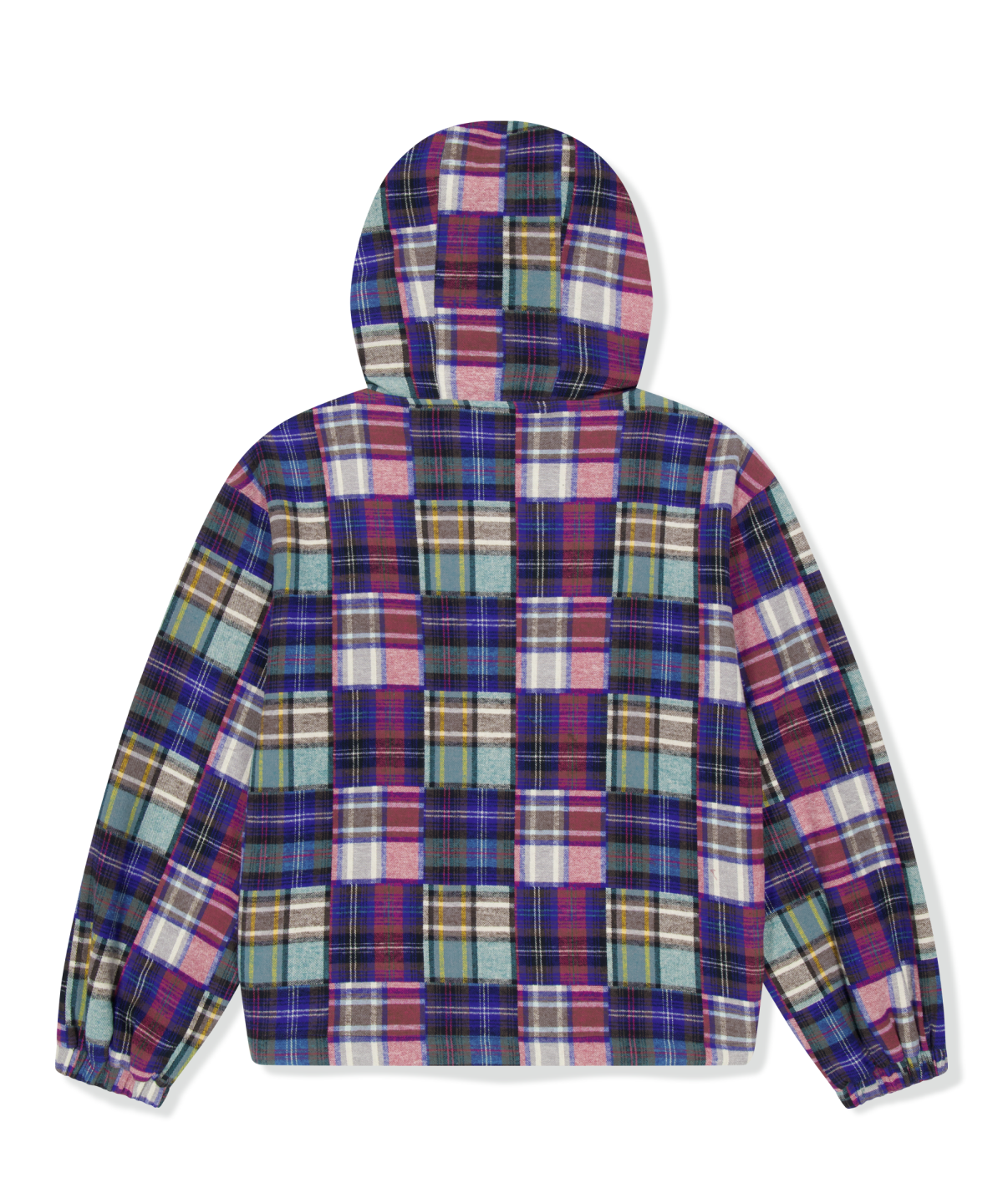 위캔더스(WKNDRS) PATCHWORK HOOD JACKET (L.MIX)
