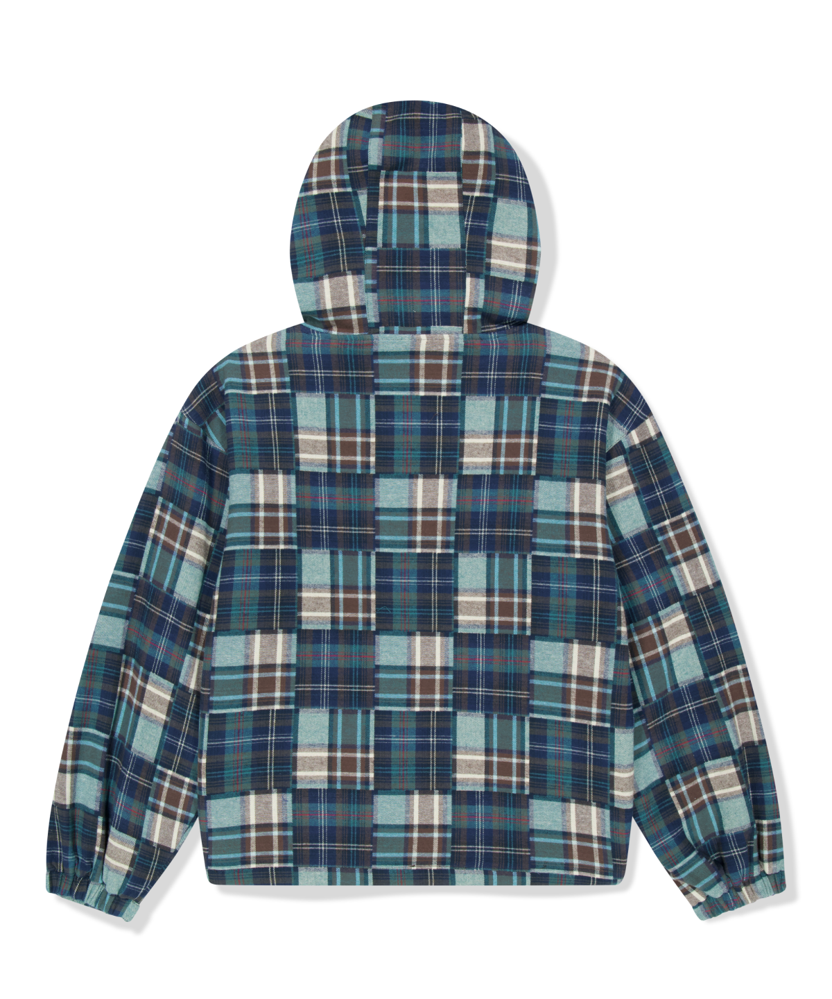 위캔더스(WKNDRS) PATCHWORK HOOD JACKET (D.MIX)