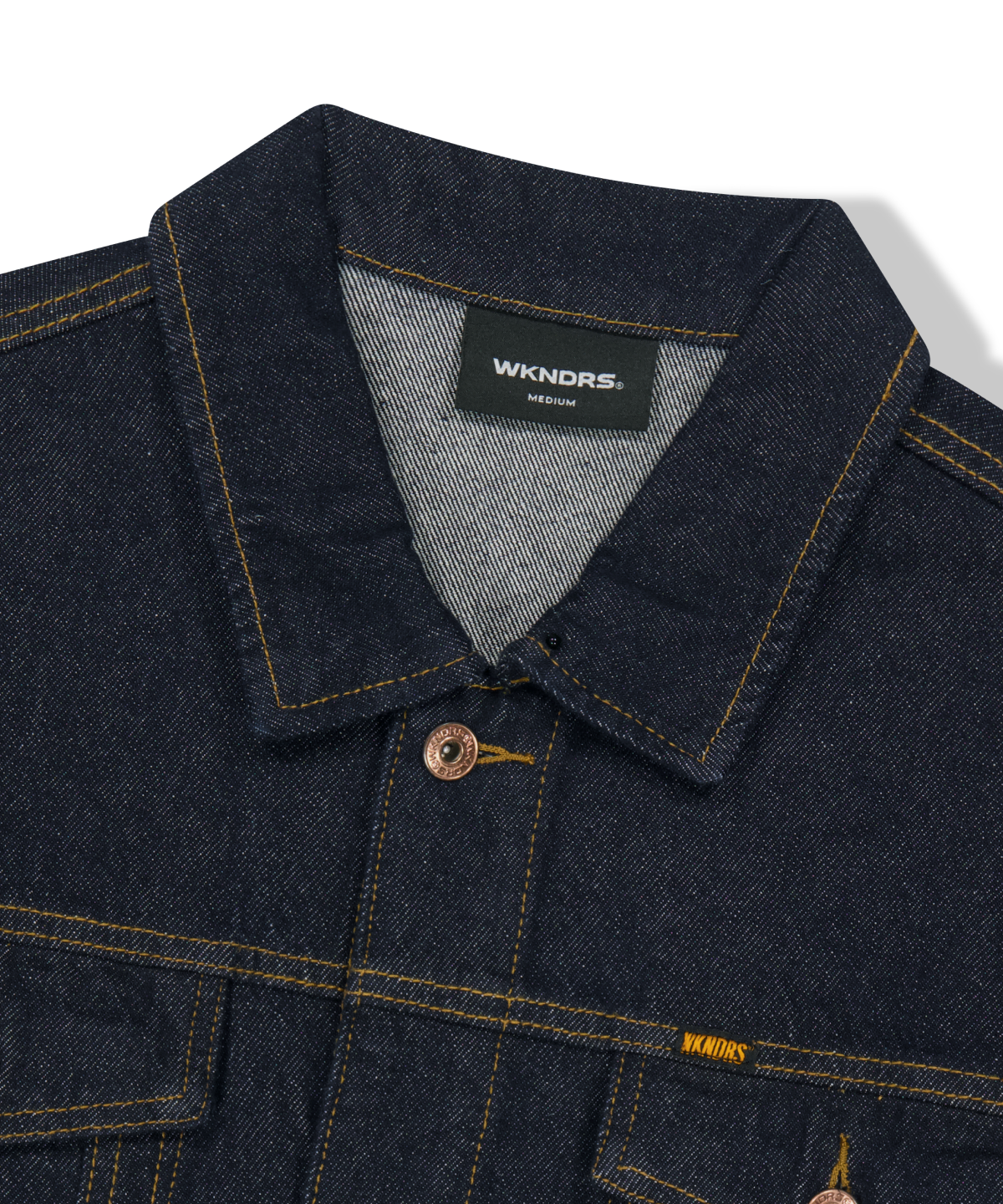 위캔더스(WKNDRS) OG TRUCKER JACKET (D.BLUE)