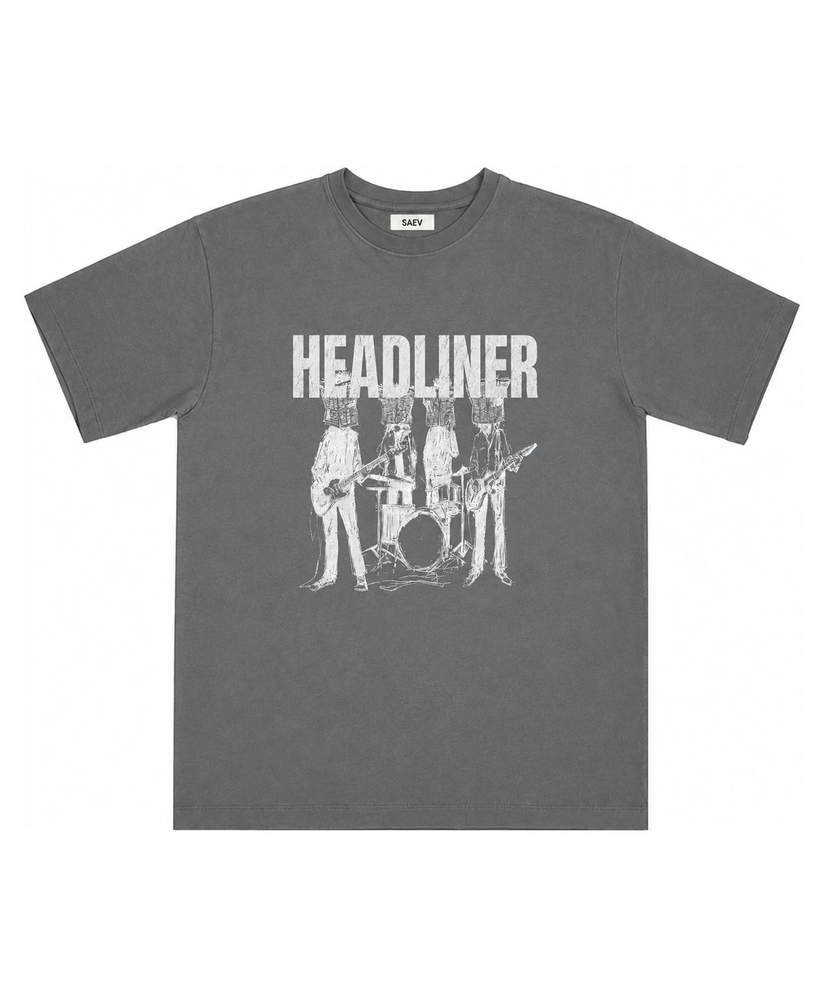 세이브(SAEV) SULFUR-DYED HEADLINER T-SHIRT