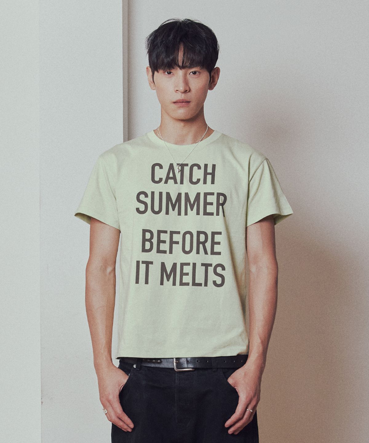 유네(YUNE) Catch Summer Tee_[Lime]