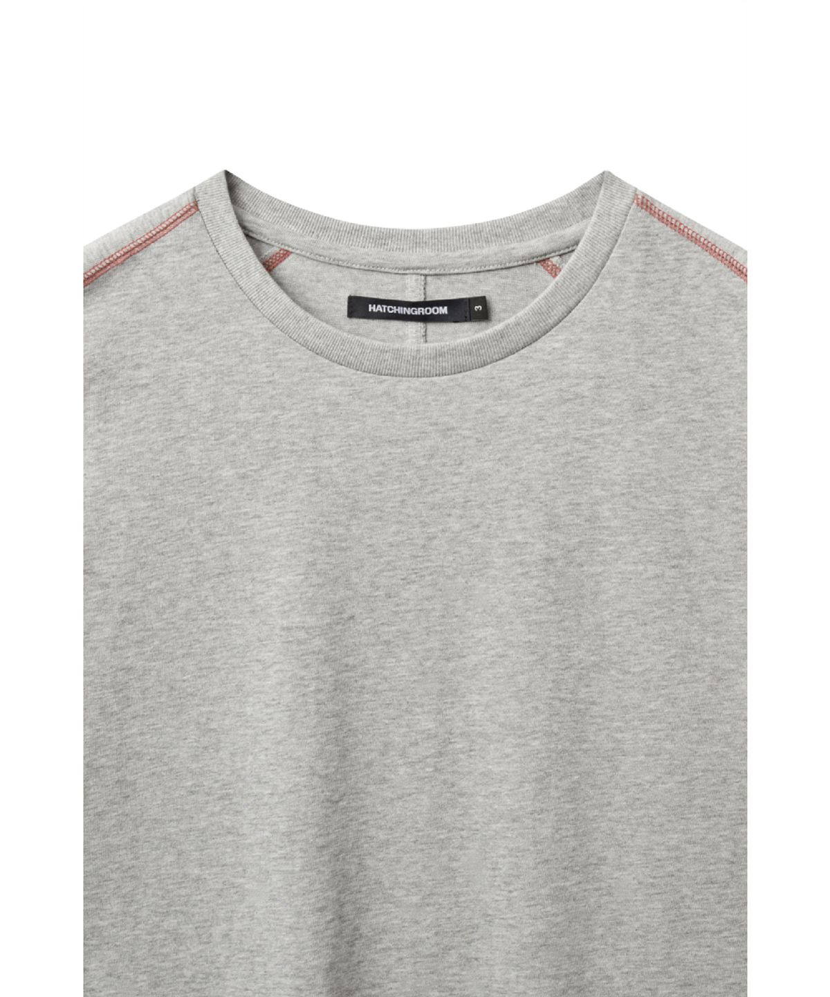 해칭룸(HATCHINGROOM) Crop Tee 1/2 M.Grey