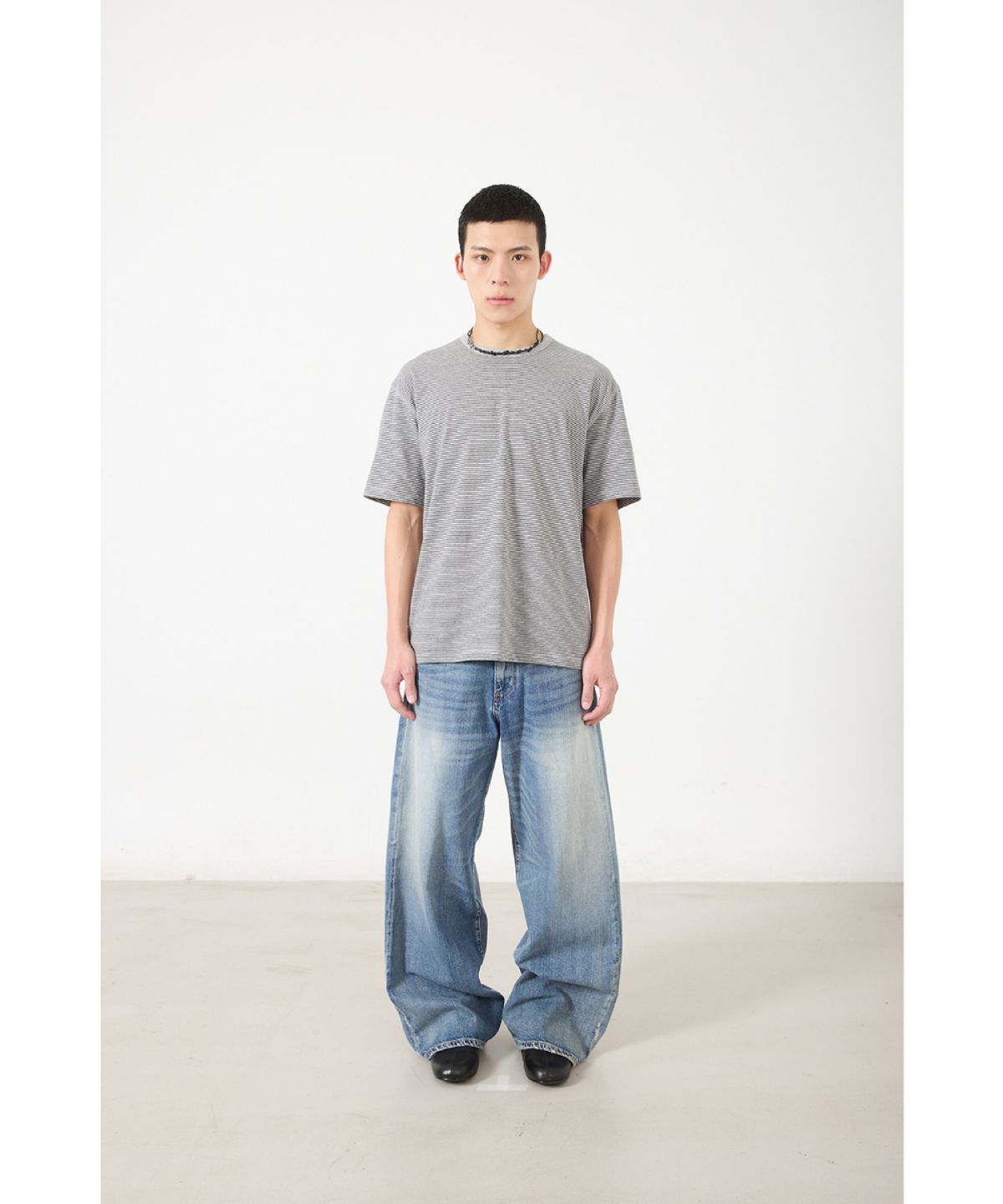 해칭룸(HATCHINGROOM) Two Face Tee 1/2 M.Grey