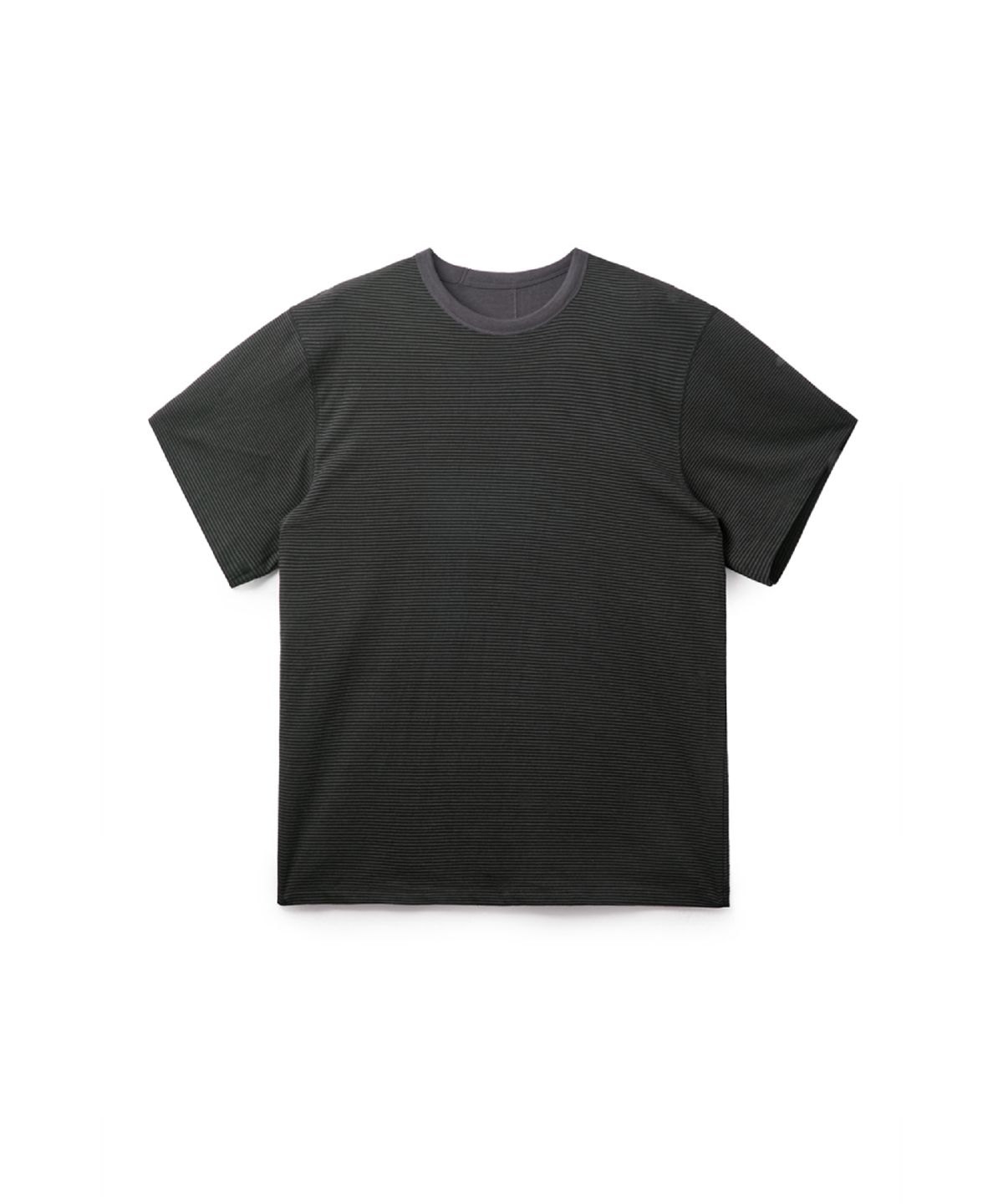 해칭룸(HATCHINGROOM) Two Face Tee 1/2 Purple Charcoal