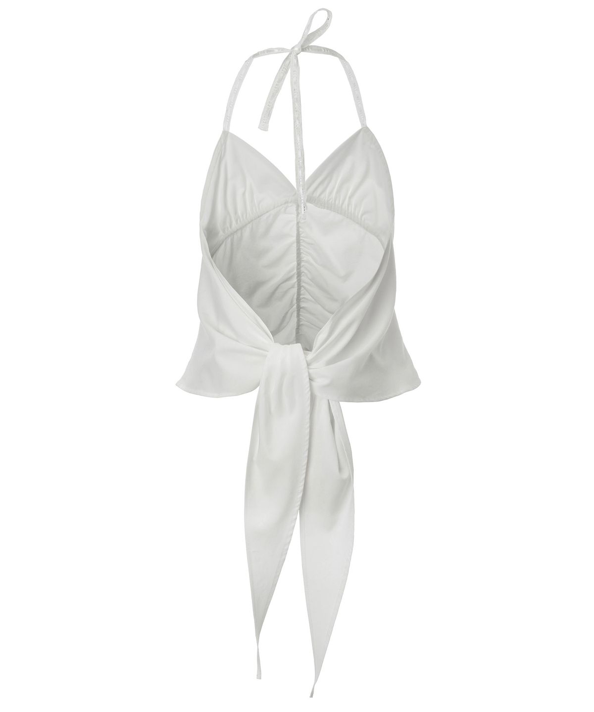 이네기(INEGI) Open Back Ladder Blouse (white)