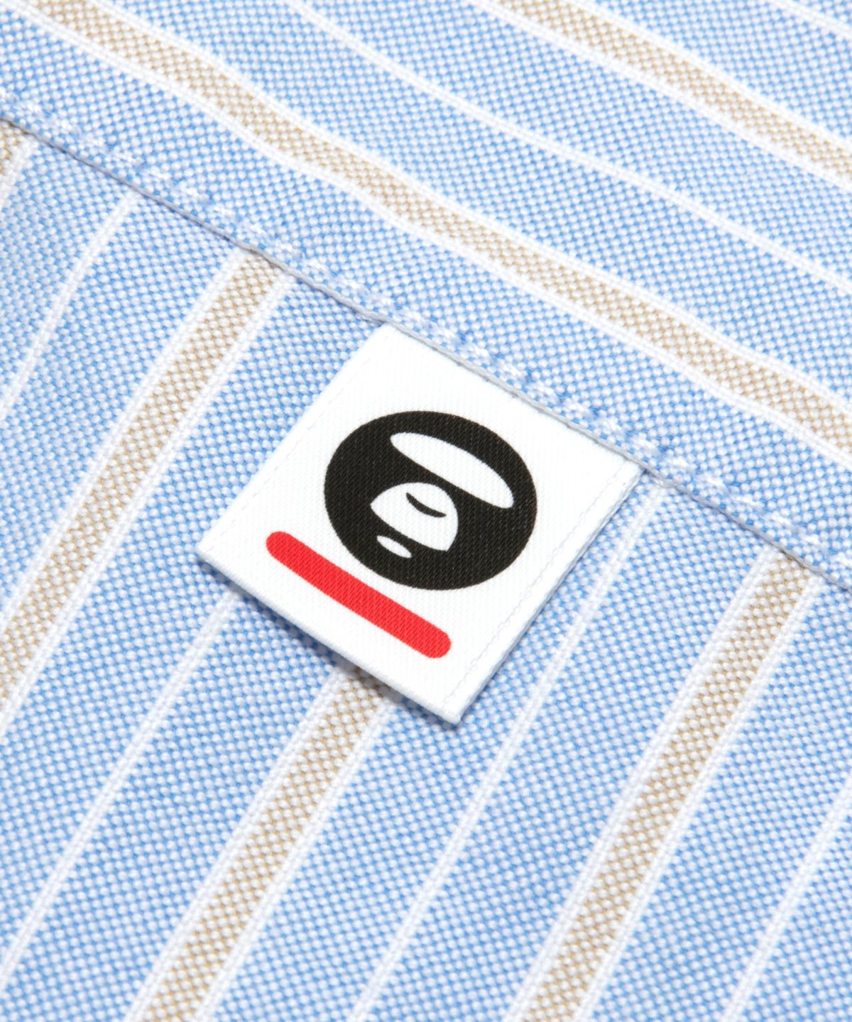 에이프(AAPE) AAPENOW 문페이스 스프라이트 숏 슬리브 셔츠 스카이 블루 / AAPSRM8560XXQBLN
