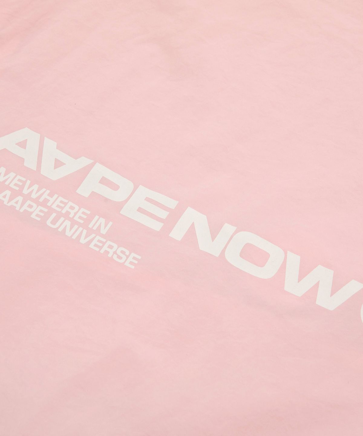 에이프(AAPE) AAPENOW 문페이스 윈드브레이커 핑크 / AAPLJM7770XXQPKL
