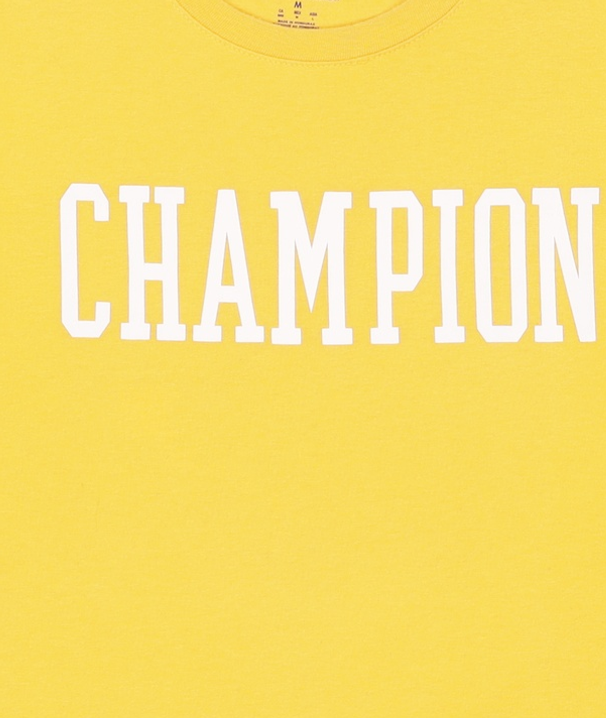 챔피온(CHAMPION) [GT23H] Y07692 클래식 져지 블록 로고 반팔 티셔츠 - 팀 골드 M