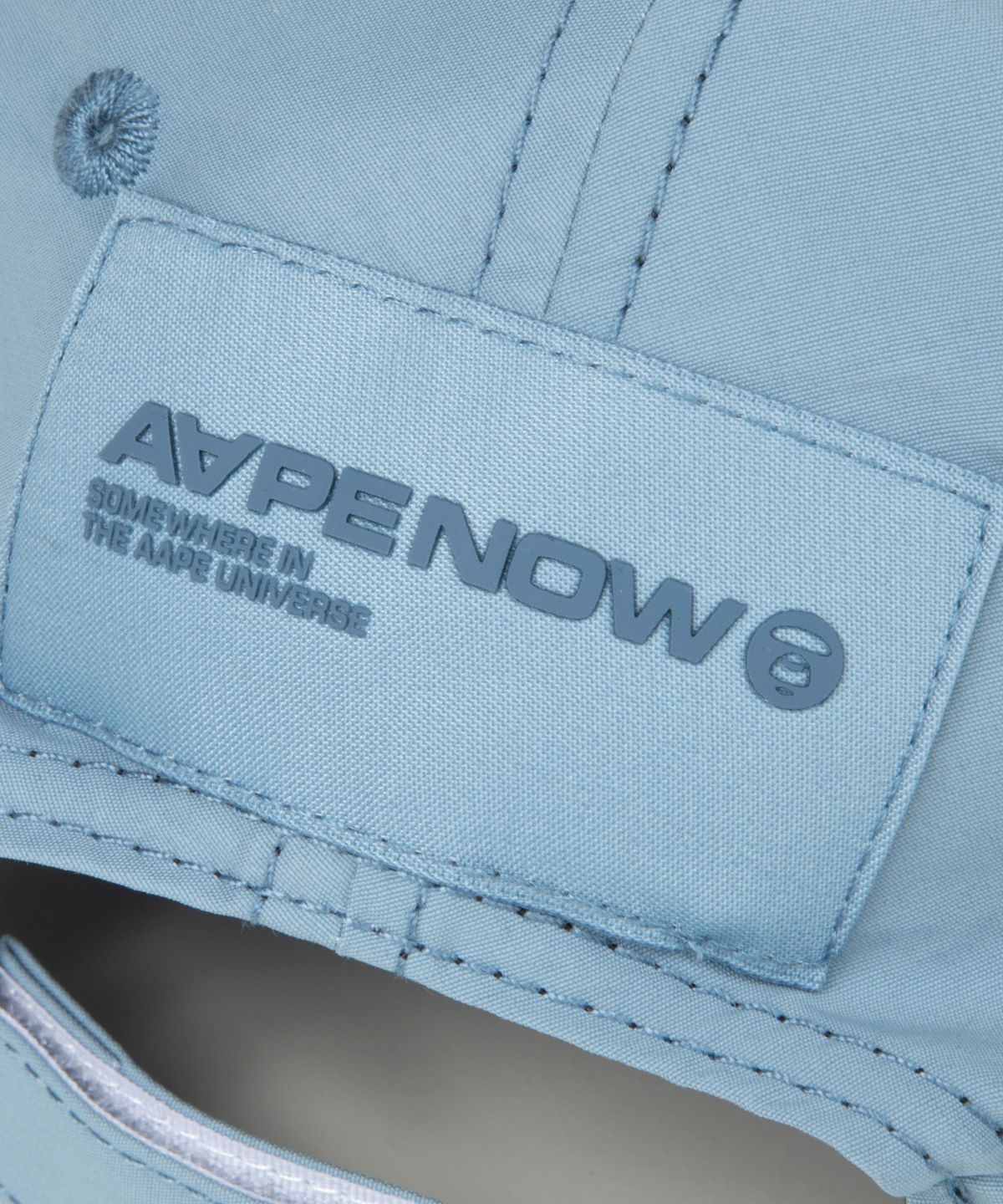 에이프(AAPE) AAPENOW 로고 볼캡 스카이 블루 / AAPCPM5255XXQBLE