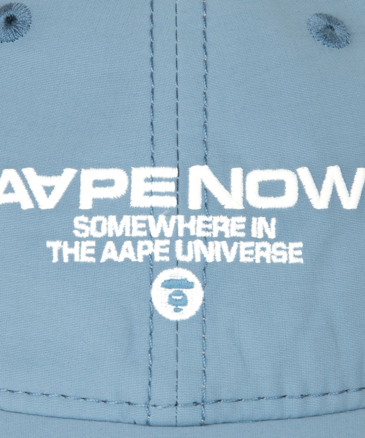 에이프(AAPE) AAPENOW 로고 볼캡 스카이 블루 / AAPCPM5255XXQBLE