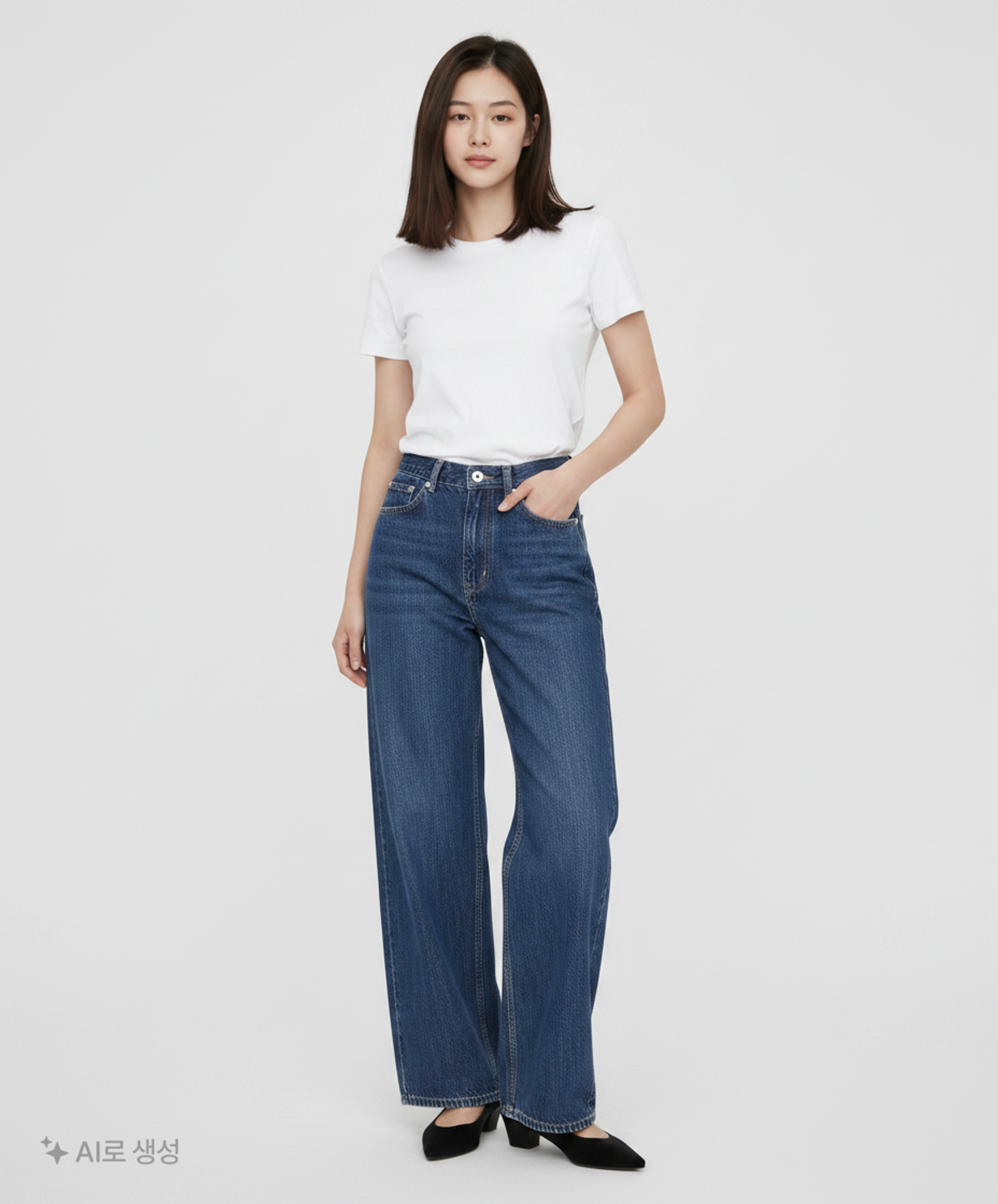 굿라이프웍스(GLW) 청/데님 팬츠 S