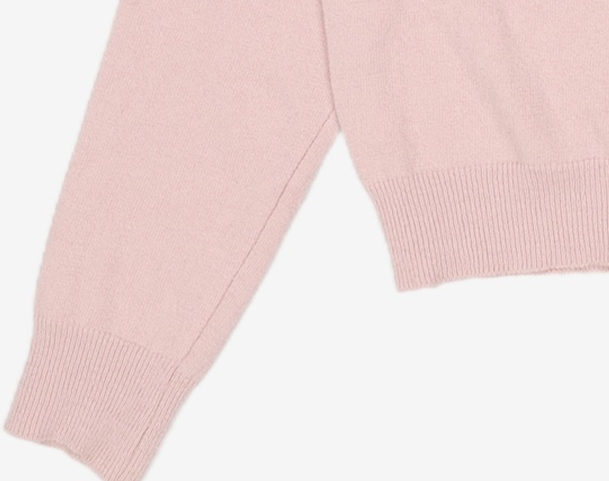 코일리(COILY) ROUND NECK KNIT_PINK FREE