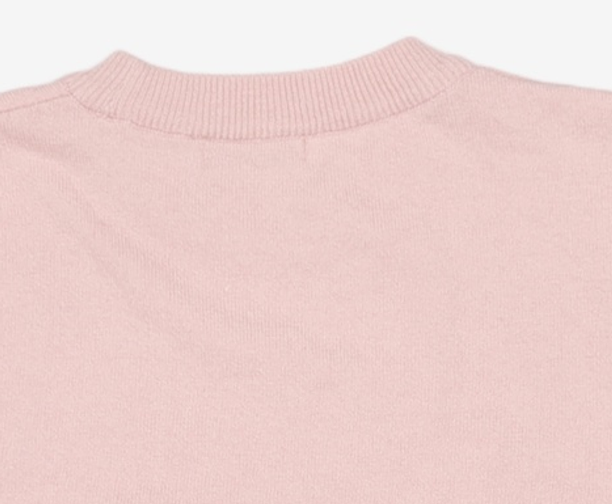 코일리(COILY) ROUND NECK KNIT_PINK FREE