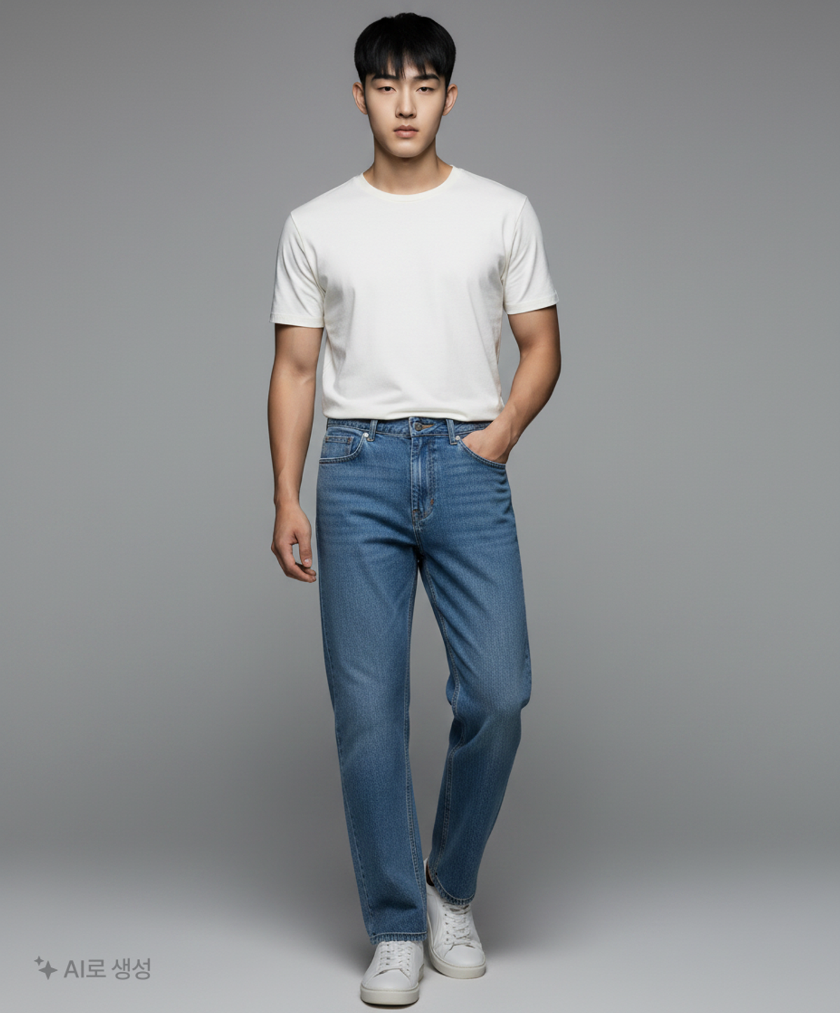 마크곤잘레스(MARK GONZALES) OVER FIT DENIM PANT - SKY BLUE L