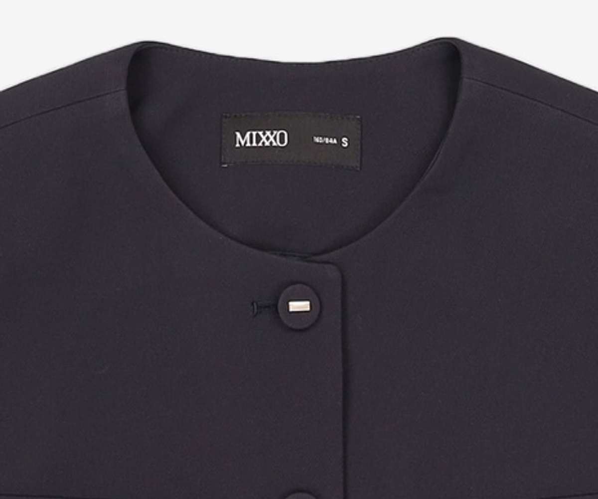 미쏘(MIXXO) 라운드넥 자켓 MIWJKD422G S