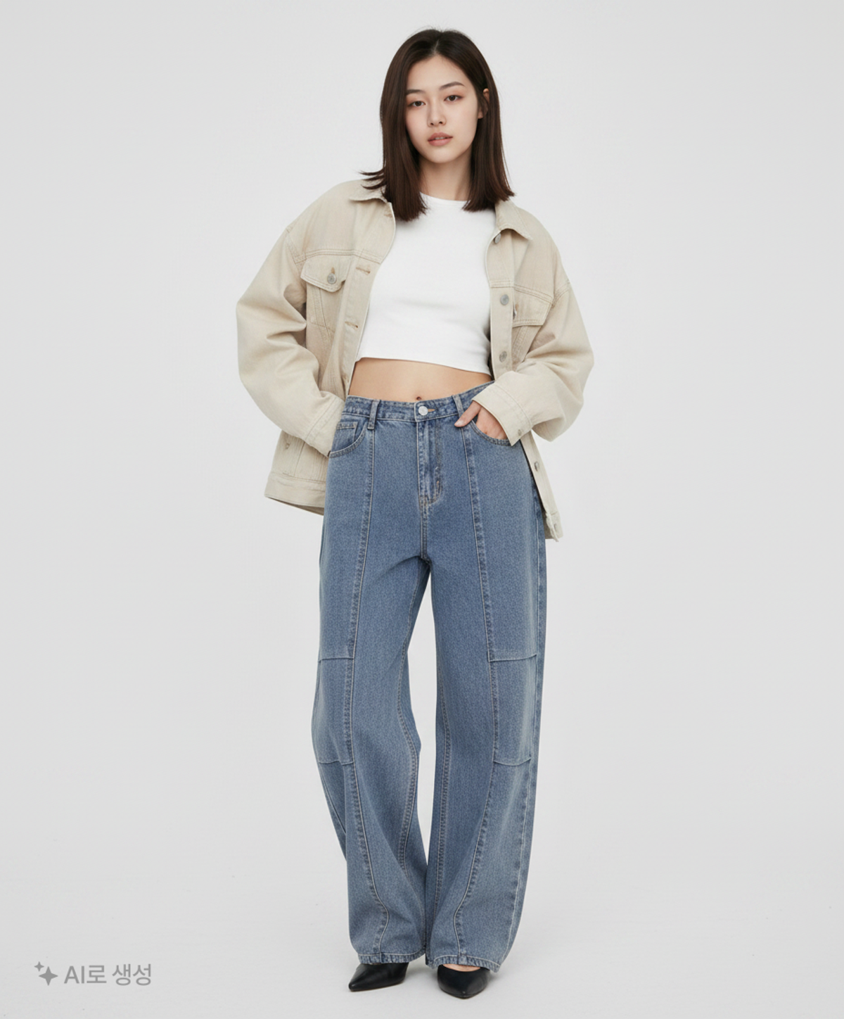 아스터(ASTERR.) 청/데님 팬츠 S