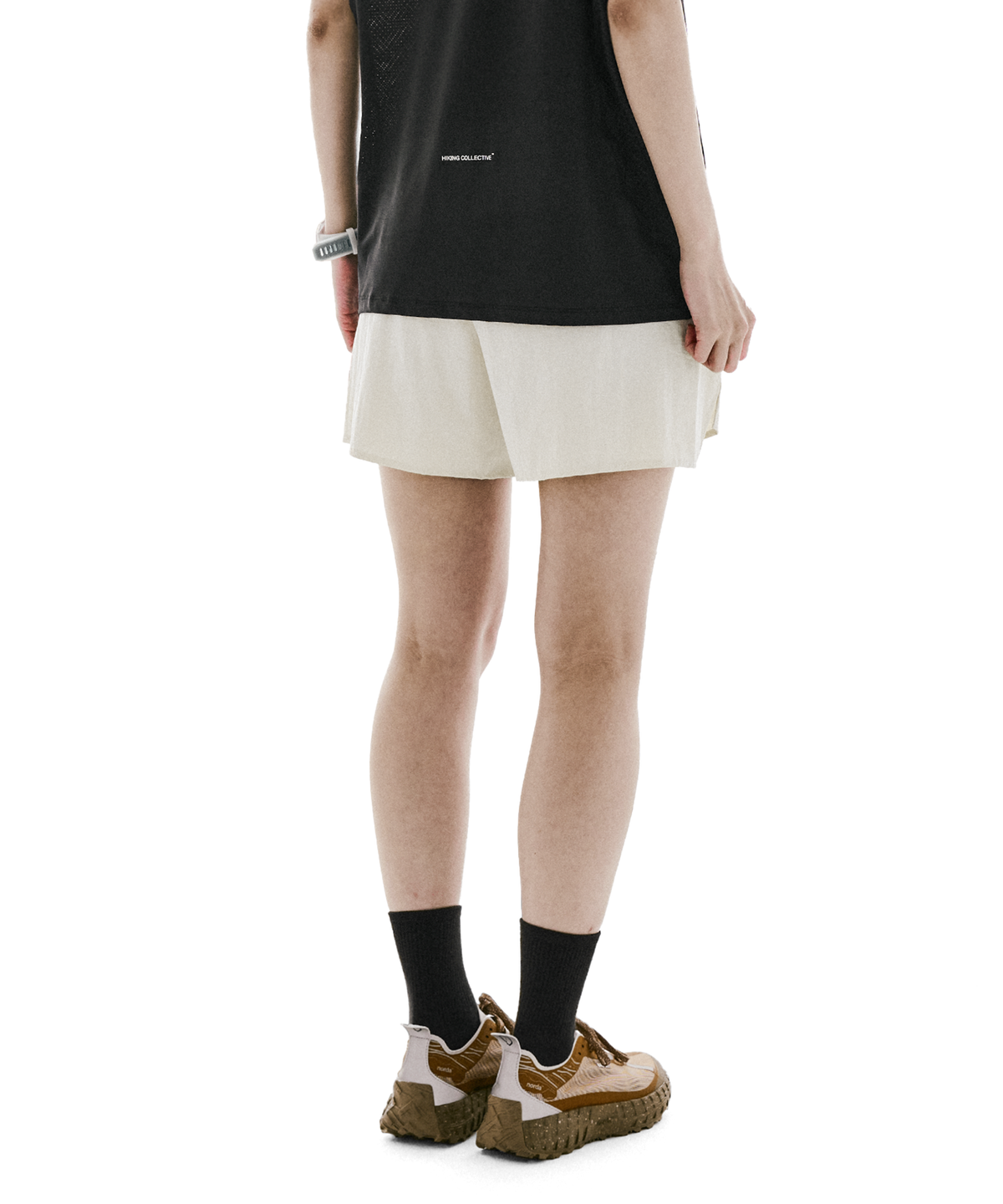 콜드웜(COLDWARM) Pace 4.5 Split Shorts (Bone)- Women
