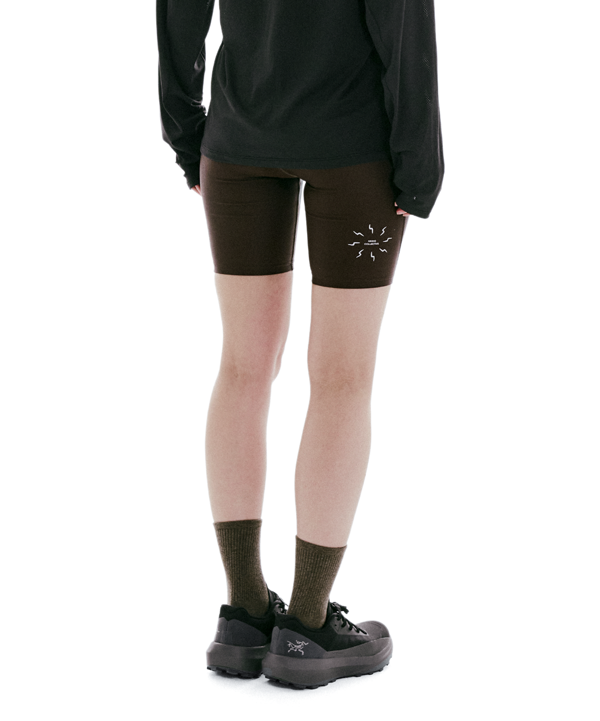 콜드웜(COLDWARM) Compression Half Tights (Sediment Brown) - Women