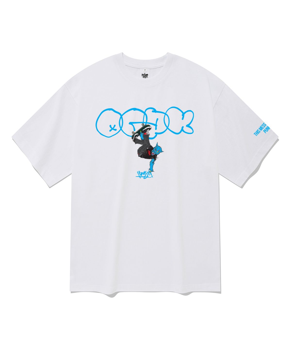 스핏싯(SPITXIT) 스핏싯 X 오리지날펑크 OGPK 프리즈 반팔 티셔츠 5 COLOR
