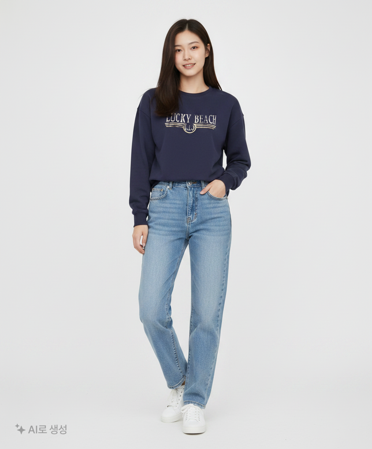 럭키브랜드(LUCKY BRAND) 맨투맨/스웨트셔츠 100