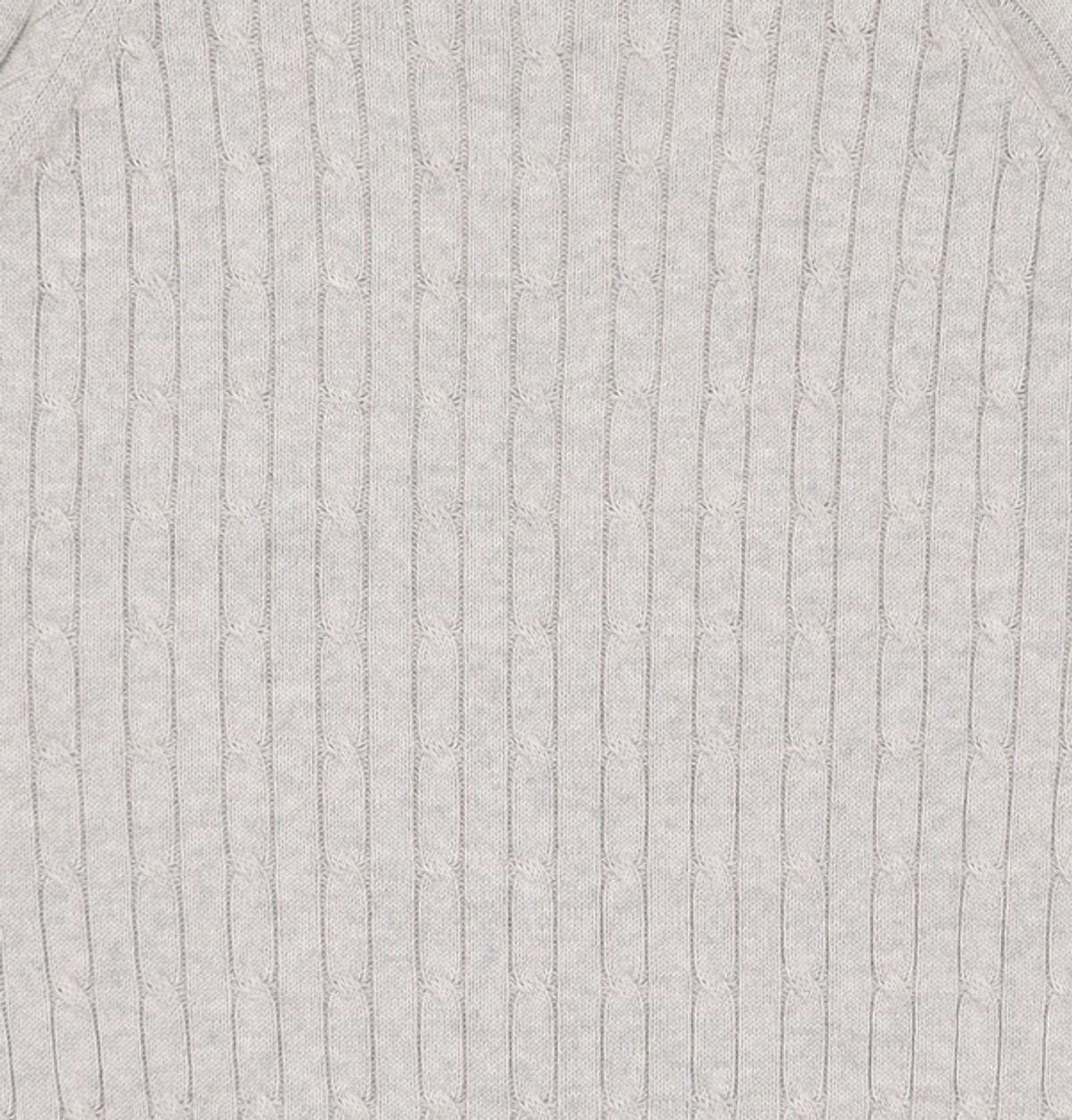 마리떼 프랑소와 저버(MARITHÉ + FRANҪOIS GIRBAUD) CABLE KNIT PULLOVER gray L
