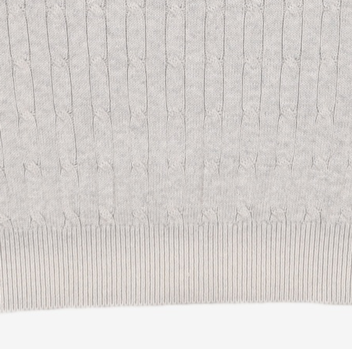 마리떼 프랑소와 저버(MARITHÉ + FRANҪOIS GIRBAUD) CABLE KNIT PULLOVER gray L