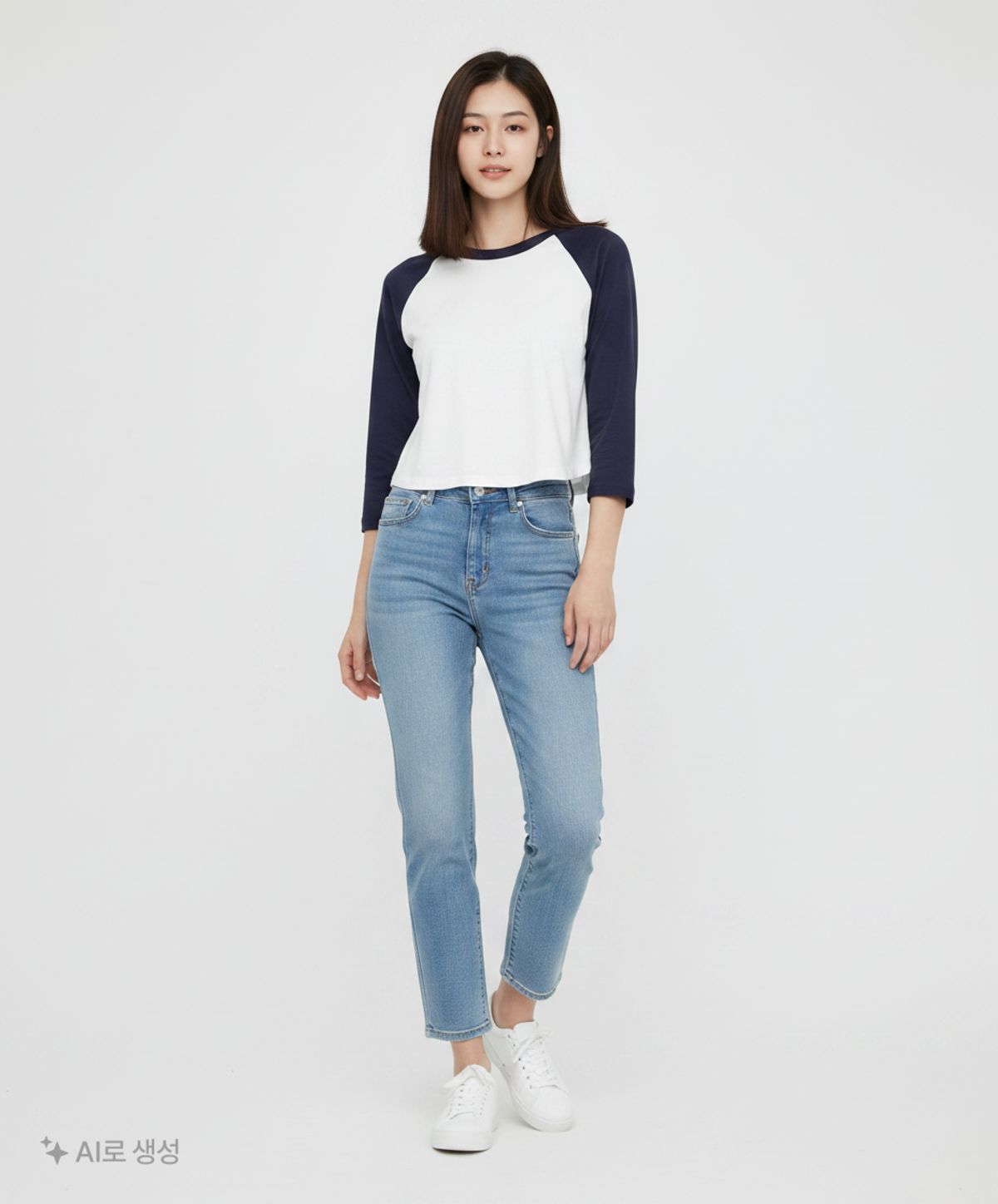 아메리칸 어패럴(AMERICAN APPAREL) 긴소매 티셔츠 XS