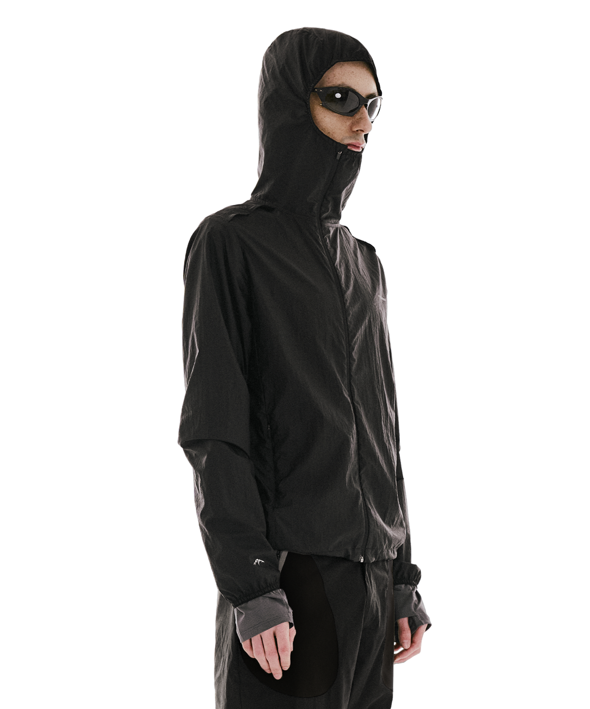 콜드웜(COLDWARM) Ghost Pack Belt Jacket (Black)