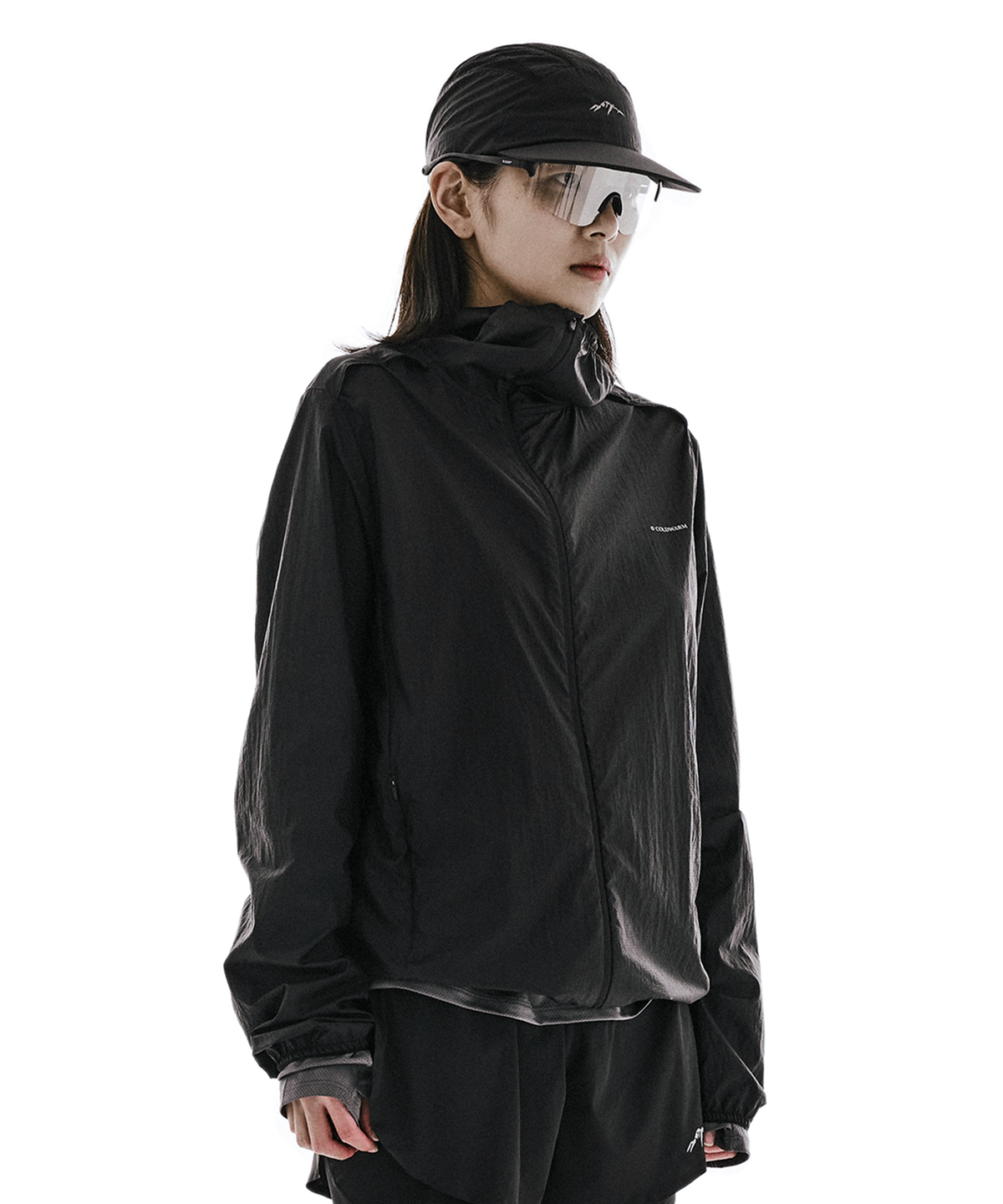 콜드웜(COLDWARM) Ghost Pack Belt Jacket (Black) - Women