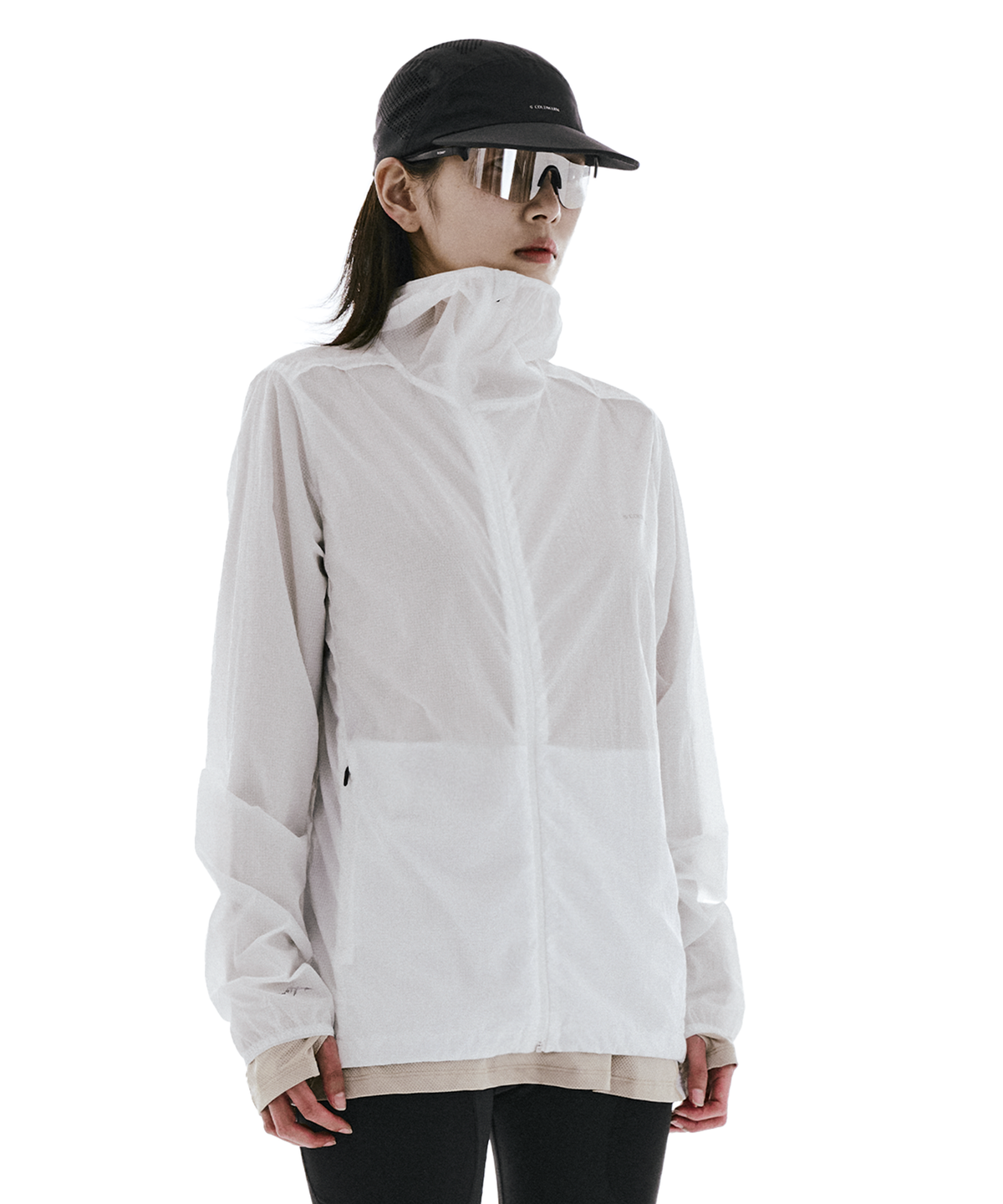 콜드웜(COLDWARM) Ghost Pack Belt Jacket (White) - Women