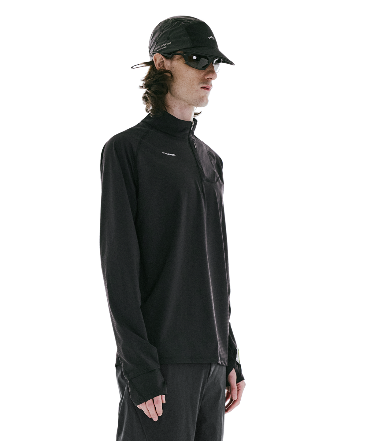 콜드웜(COLDWARM) Tempo Grid Half Zip (Black)