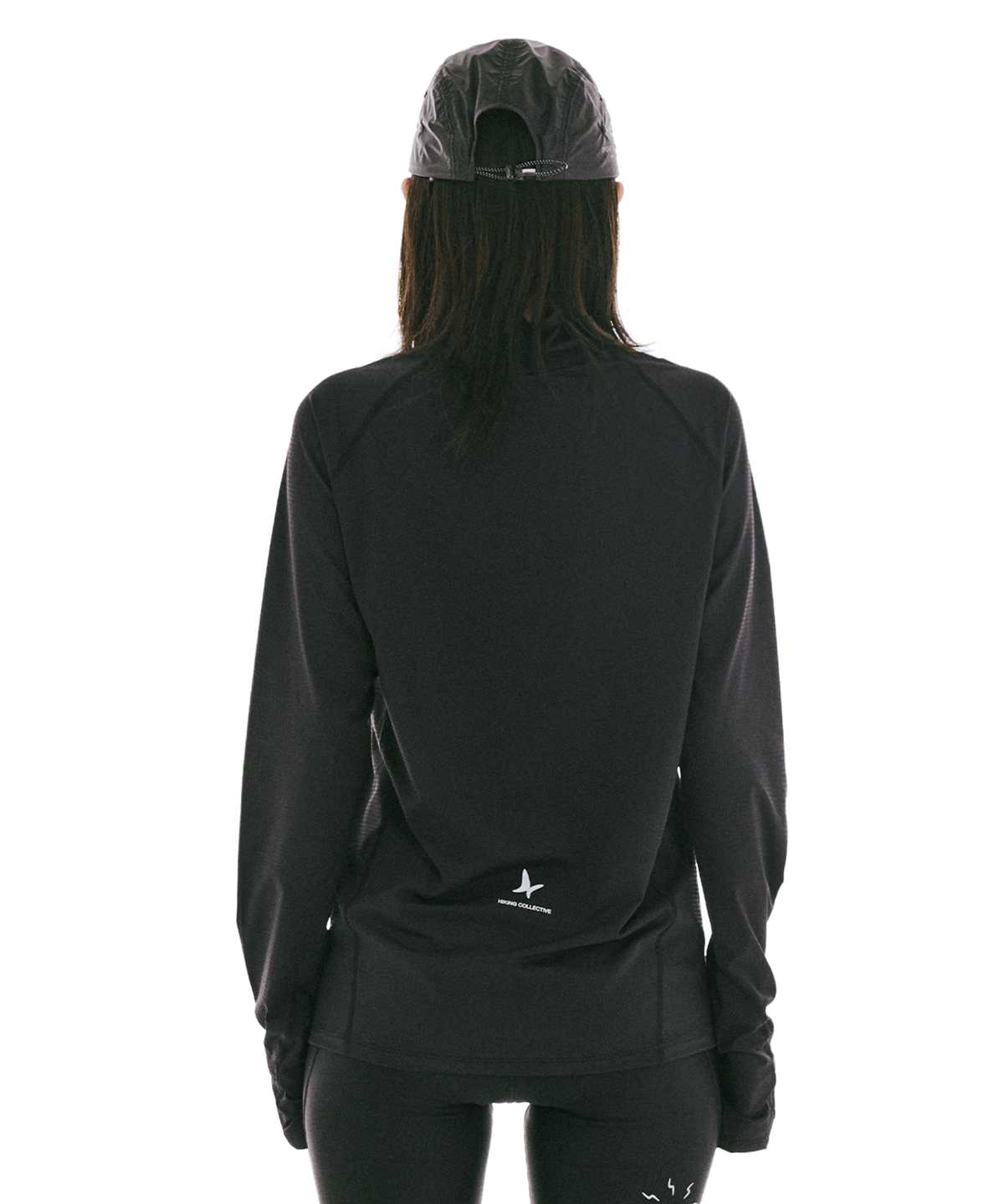 콜드웜(COLDWARM) Tempo Grid Half Zip (Black) - Women