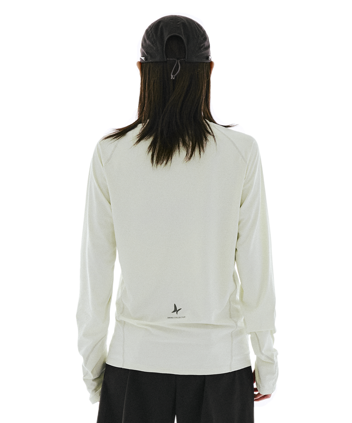 콜드웜(COLDWARM) Tempo Grid Half Zip (Lime Cream) - Women