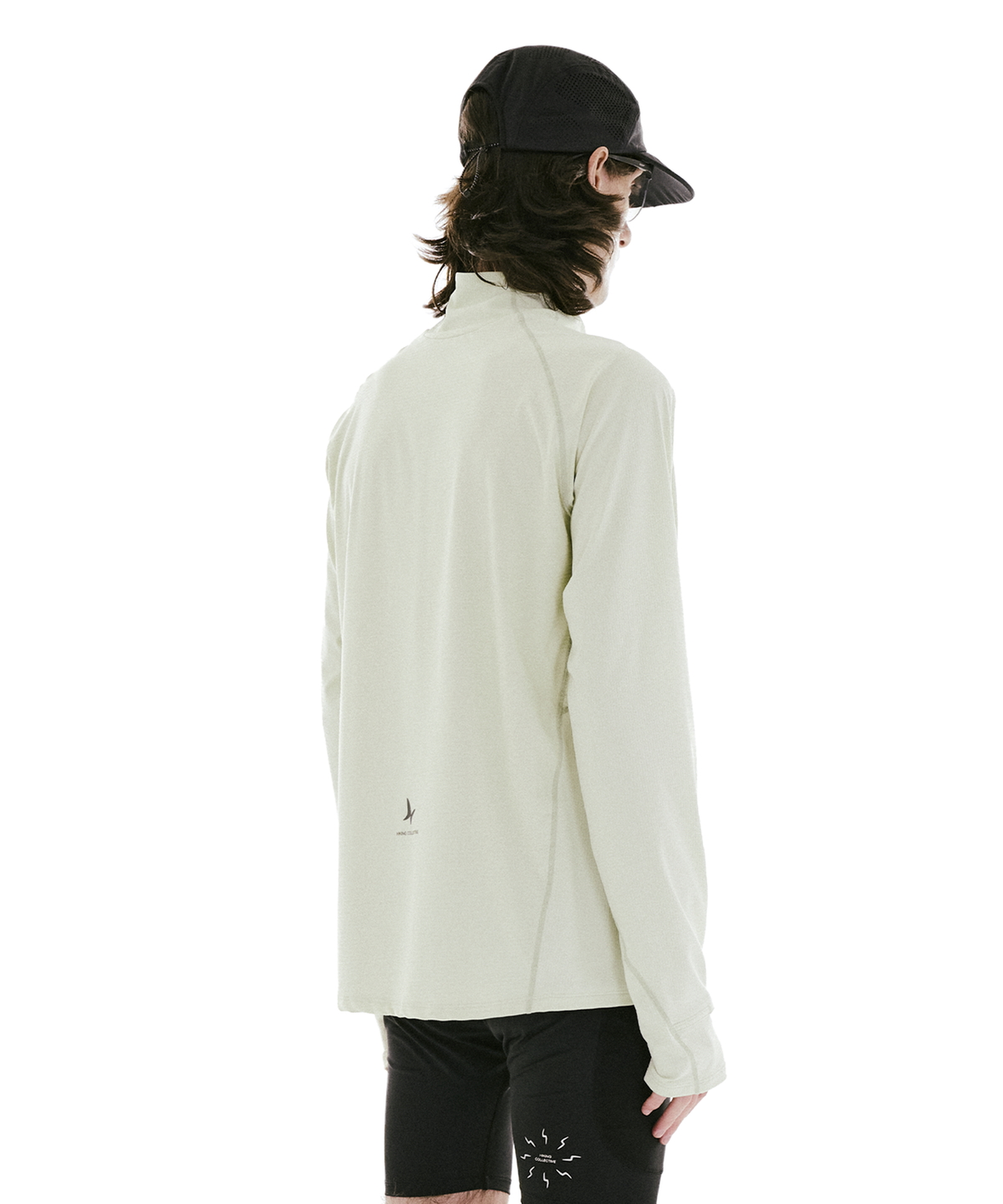 콜드웜(COLDWARM) Tempo Grid Half Zip (Lime Cream)