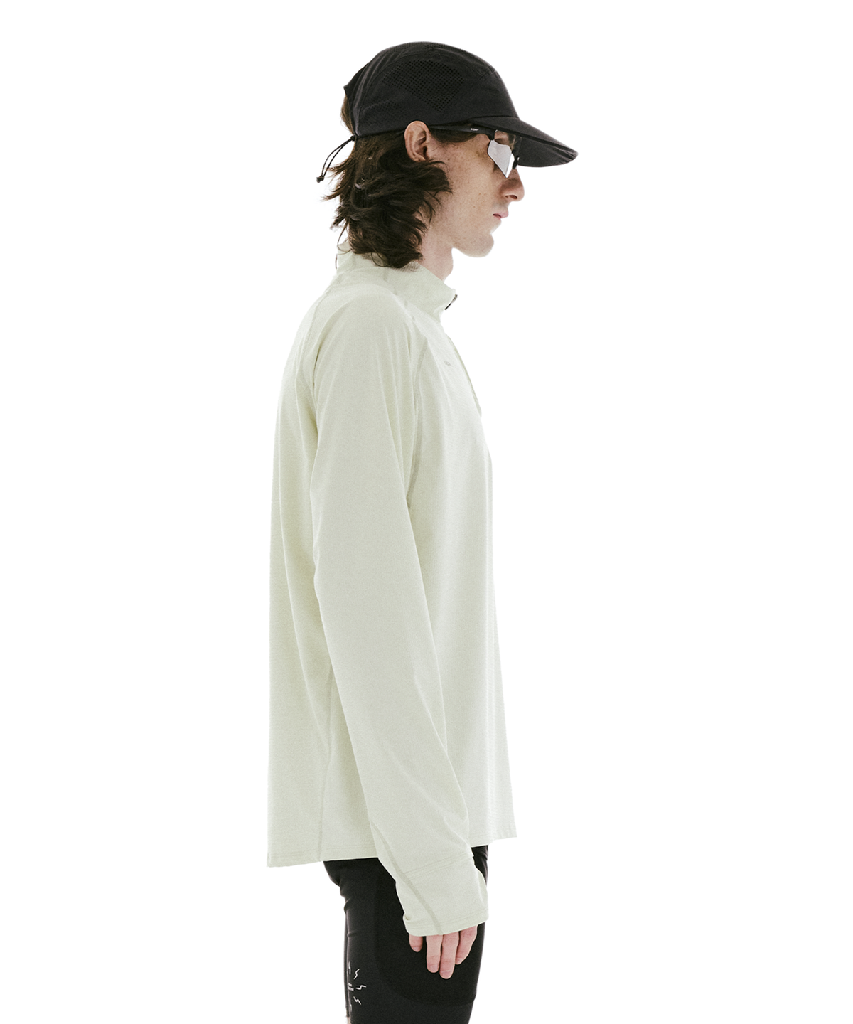 콜드웜(COLDWARM) Tempo Grid Half Zip (Lime Cream)