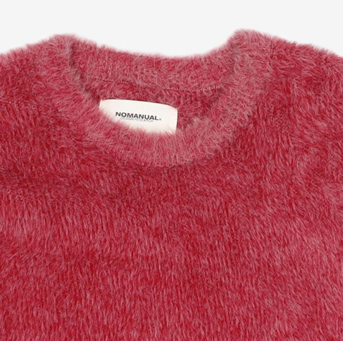 노매뉴얼(NOMANUAL) (시그니처종료)CROPPED HAIRY KNIT - 5 COLOR 100