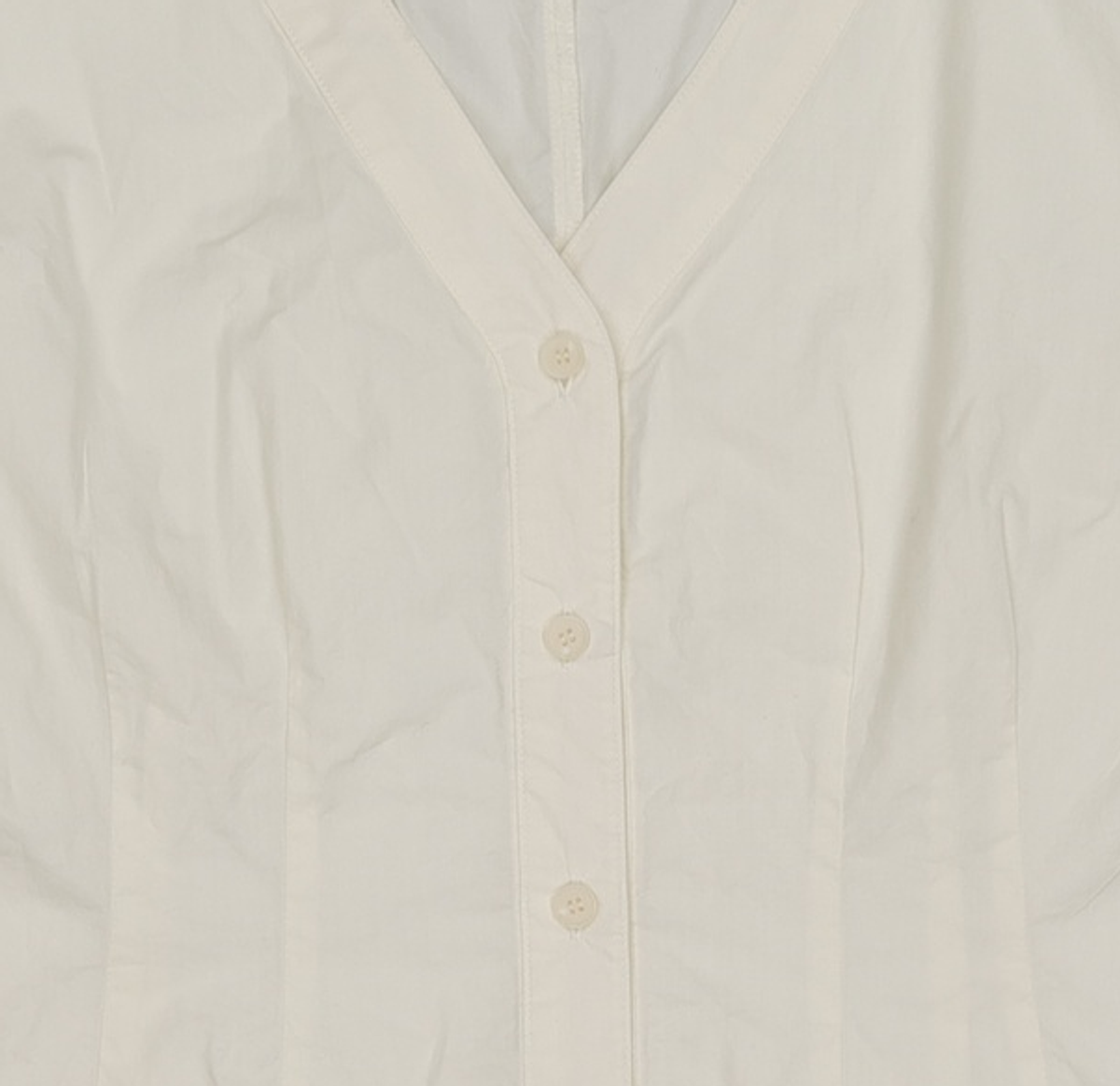 누브(NOUVE) V Neck Blouse - Lemon Yellow F