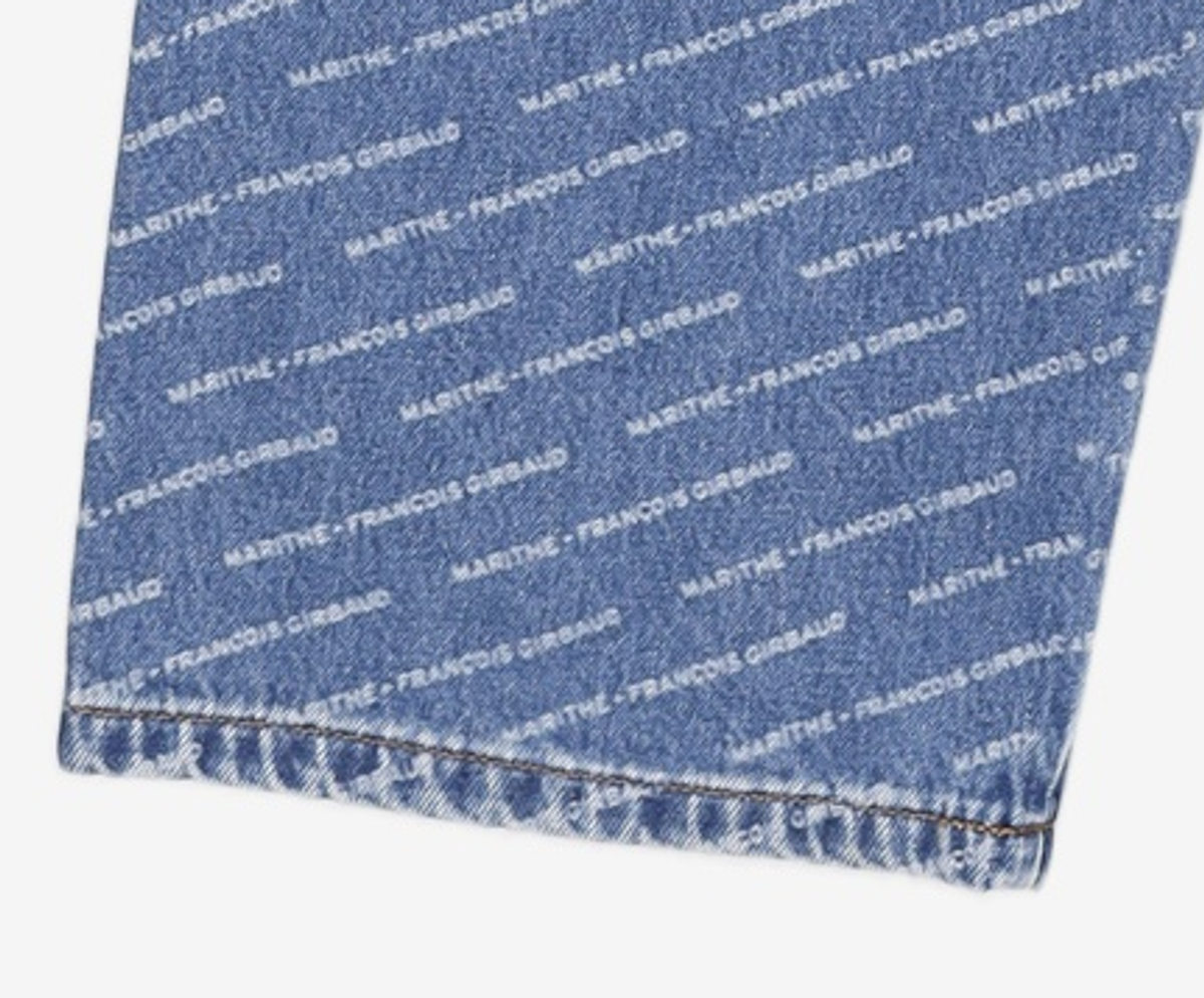 마리떼 프랑소와 저버(MARITHÉ + FRANҪOIS GIRBAUD) M WIDE PRINTING DENIM PANTS blue 28