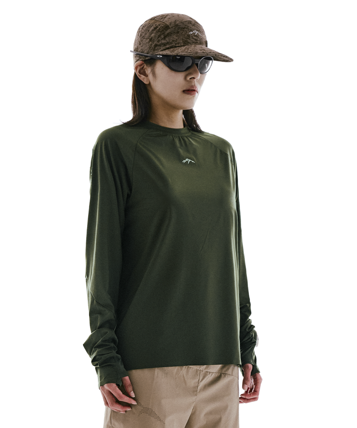 콜드웜(COLDWARM) Linear Base Layer (Deep Moss) - Women
