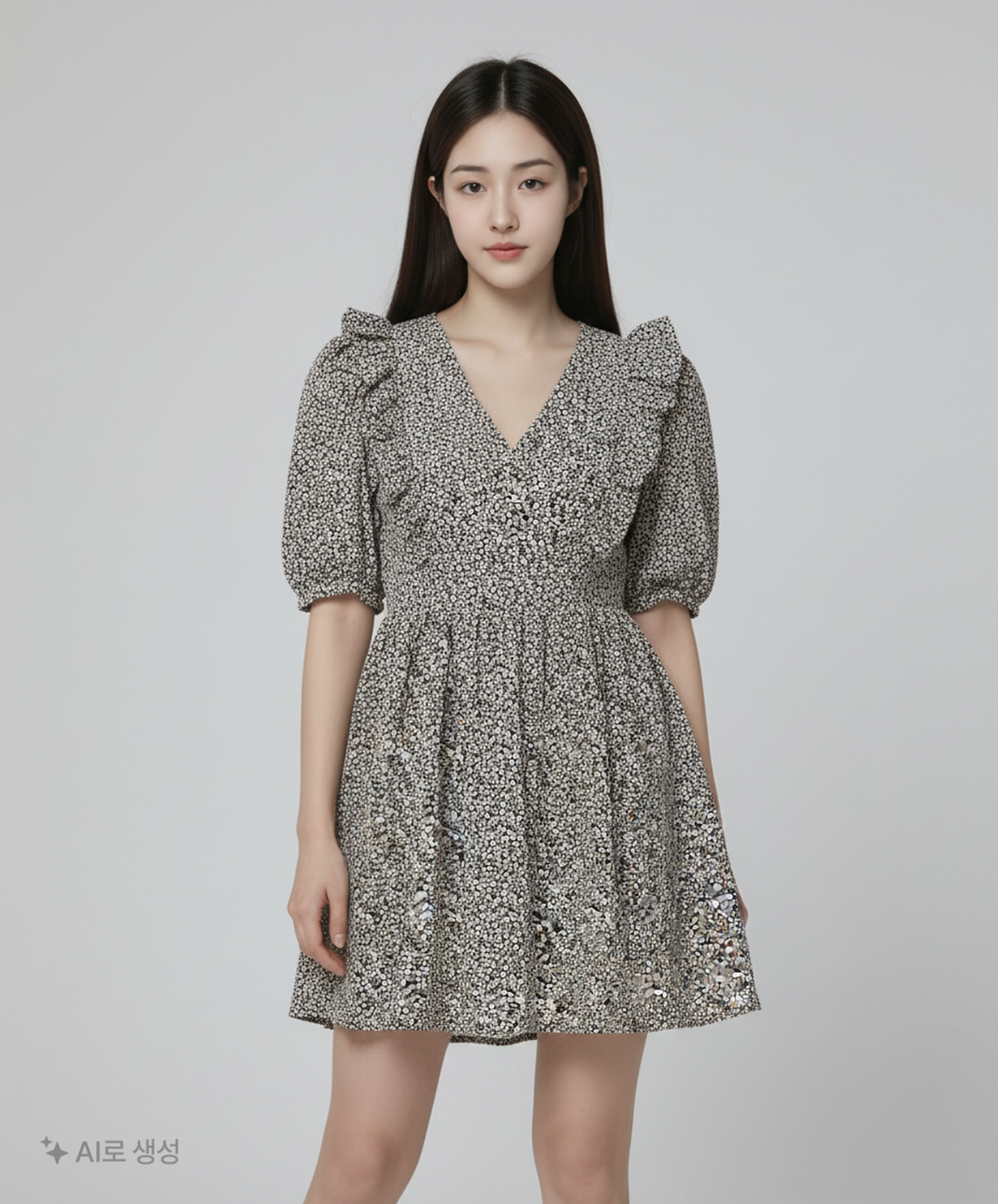 에이치앤엠(H&M) 미니 원피스 M